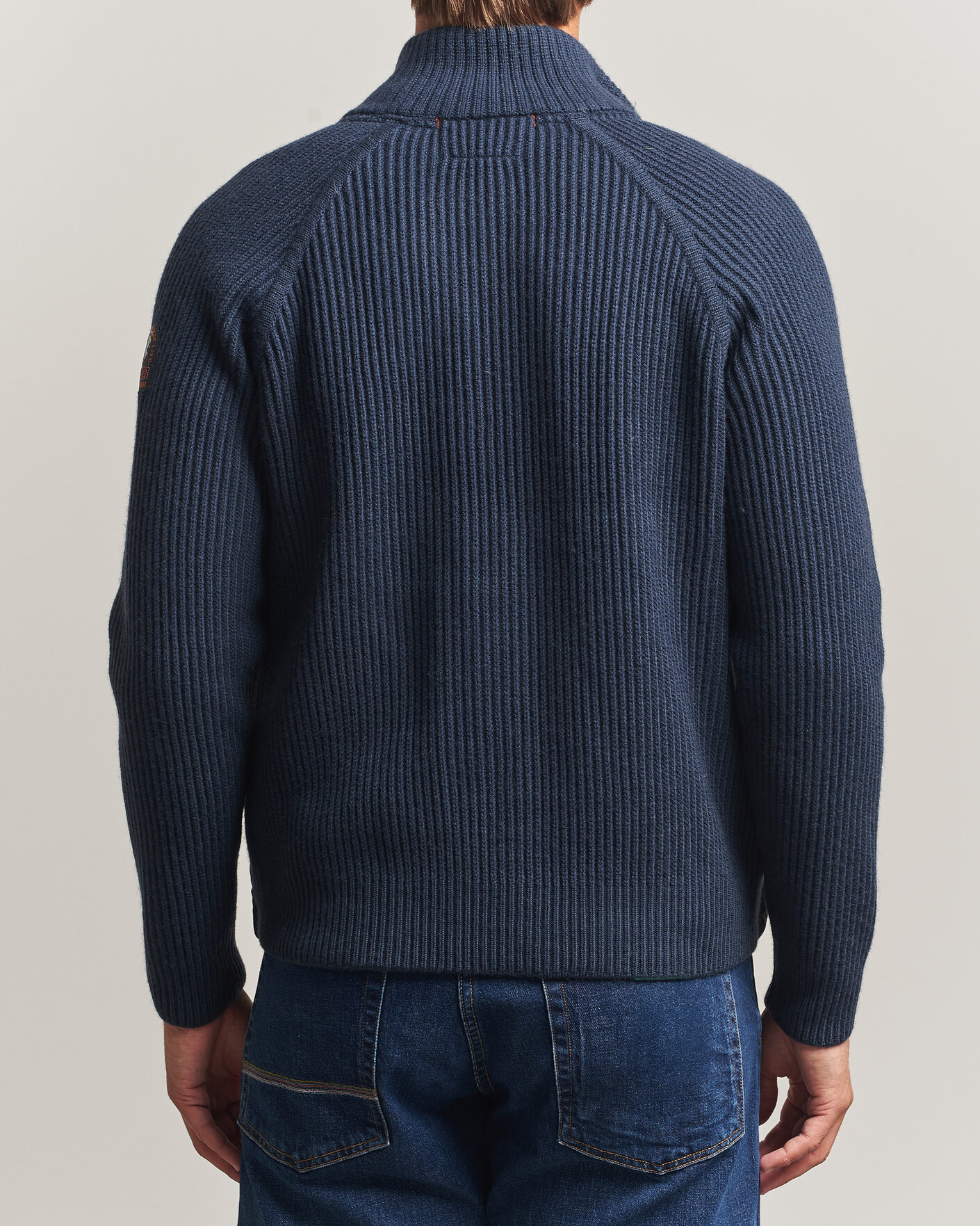 Herre | Jakker | Parajumpers | Olmo Rib Knitted Hybrid Jacket Nine Iron
