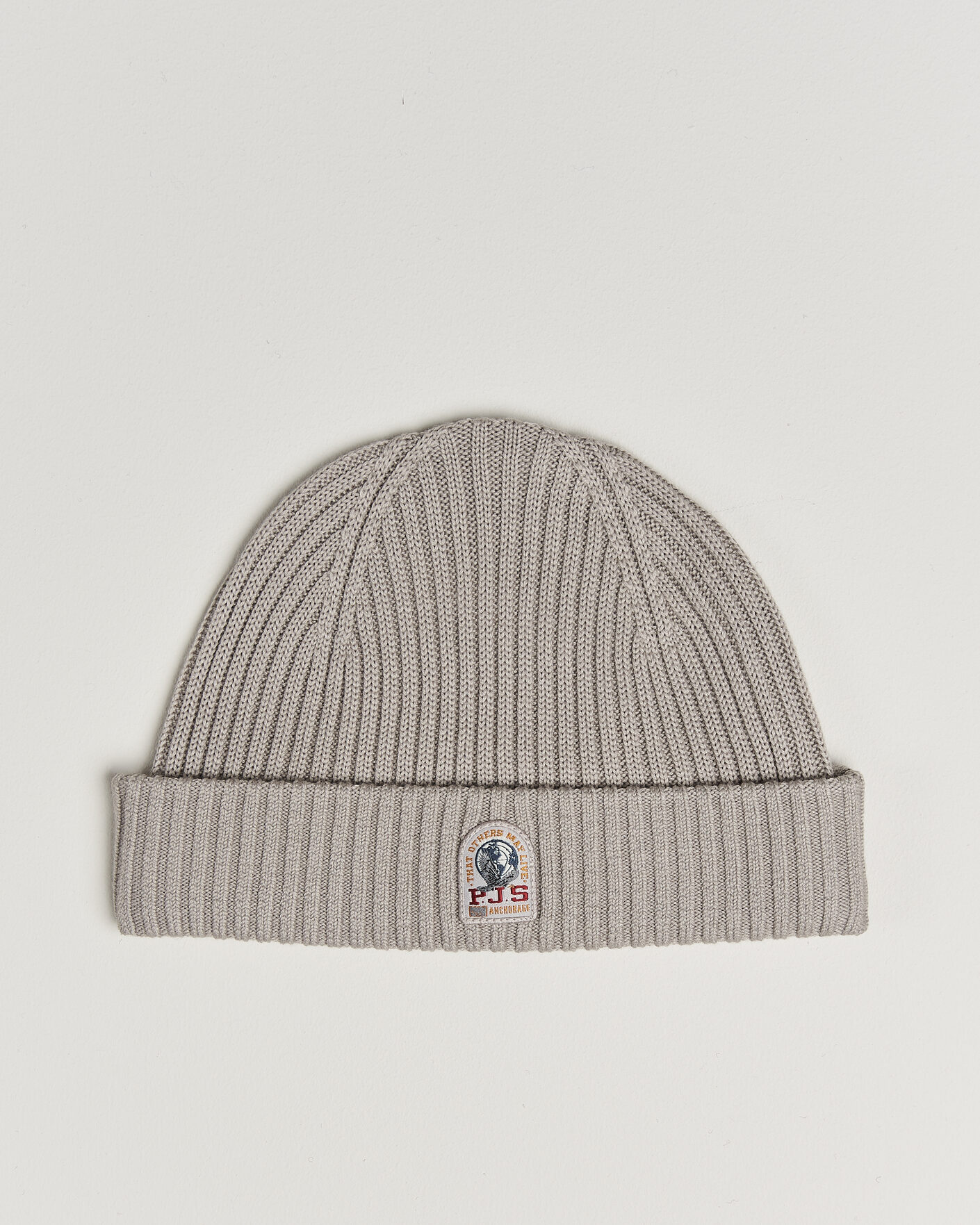 Herre | Huer | Parajumpers | Matio Ribbed Hat Mid Grey