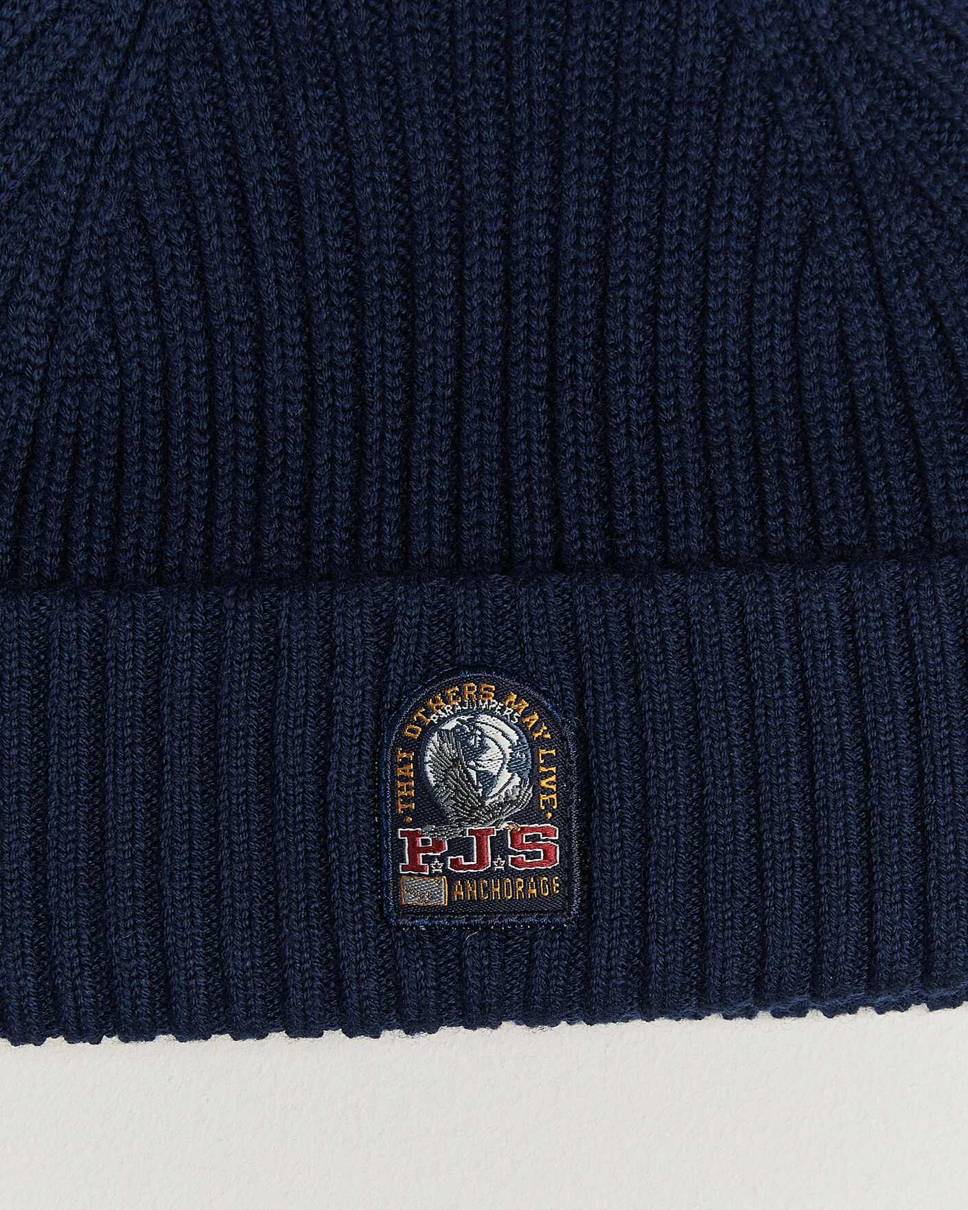 Herre | Huer | Parajumpers | Matio Ribbed Hat Blue Navy