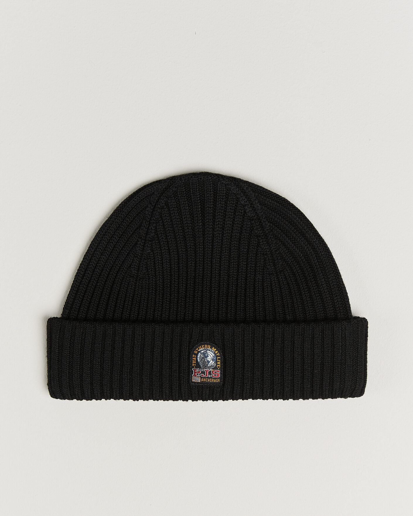 Herre | Huer | Parajumpers | Matio Ribbed Hat Black