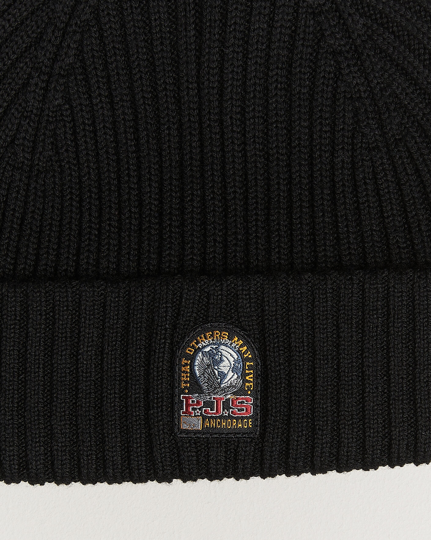 Herre | Huer | Parajumpers | Matio Ribbed Hat Black