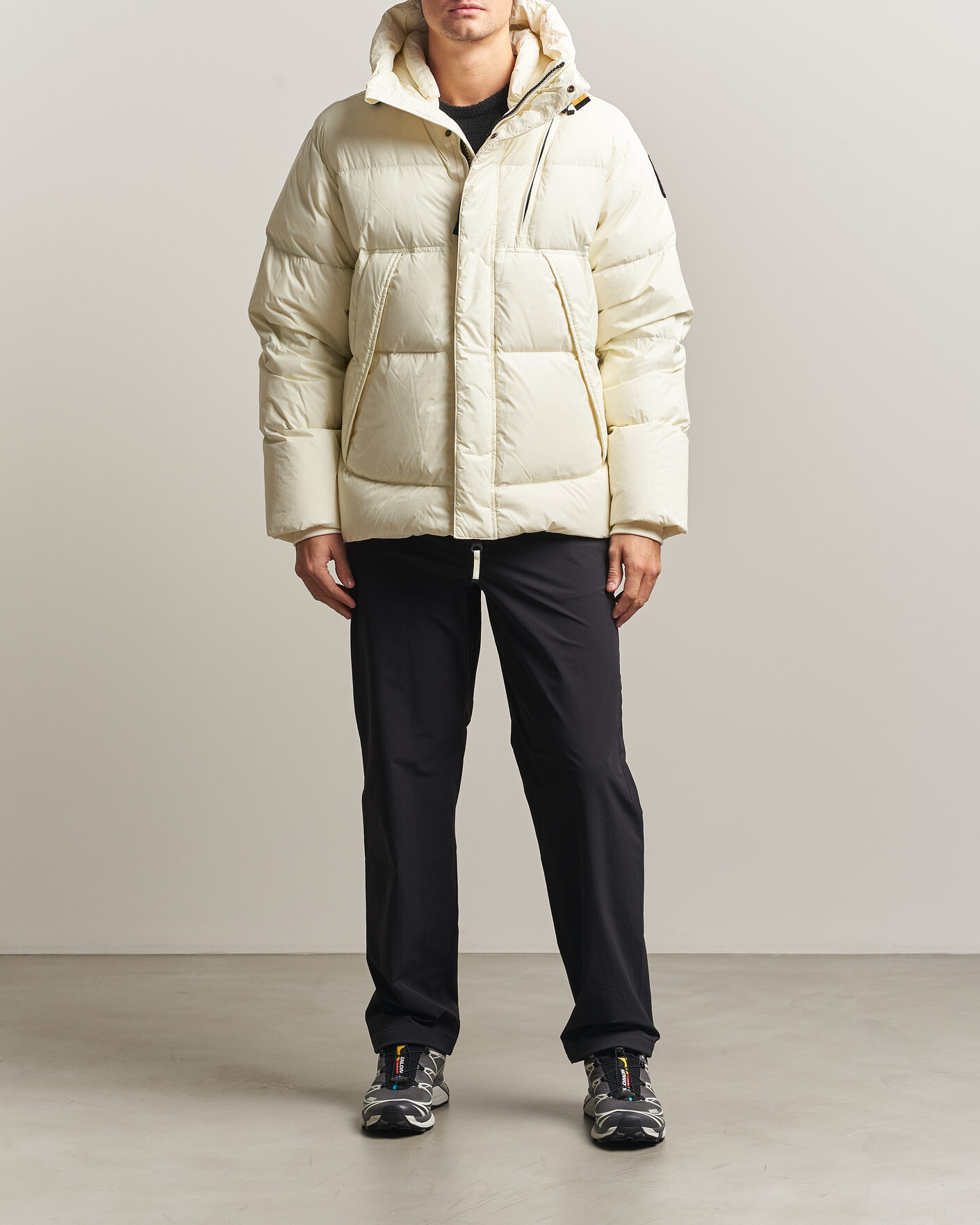 Herre | Jakker | Parajumpers | Cloud Ripstop Polar Puffer Jacket Warm Ivory