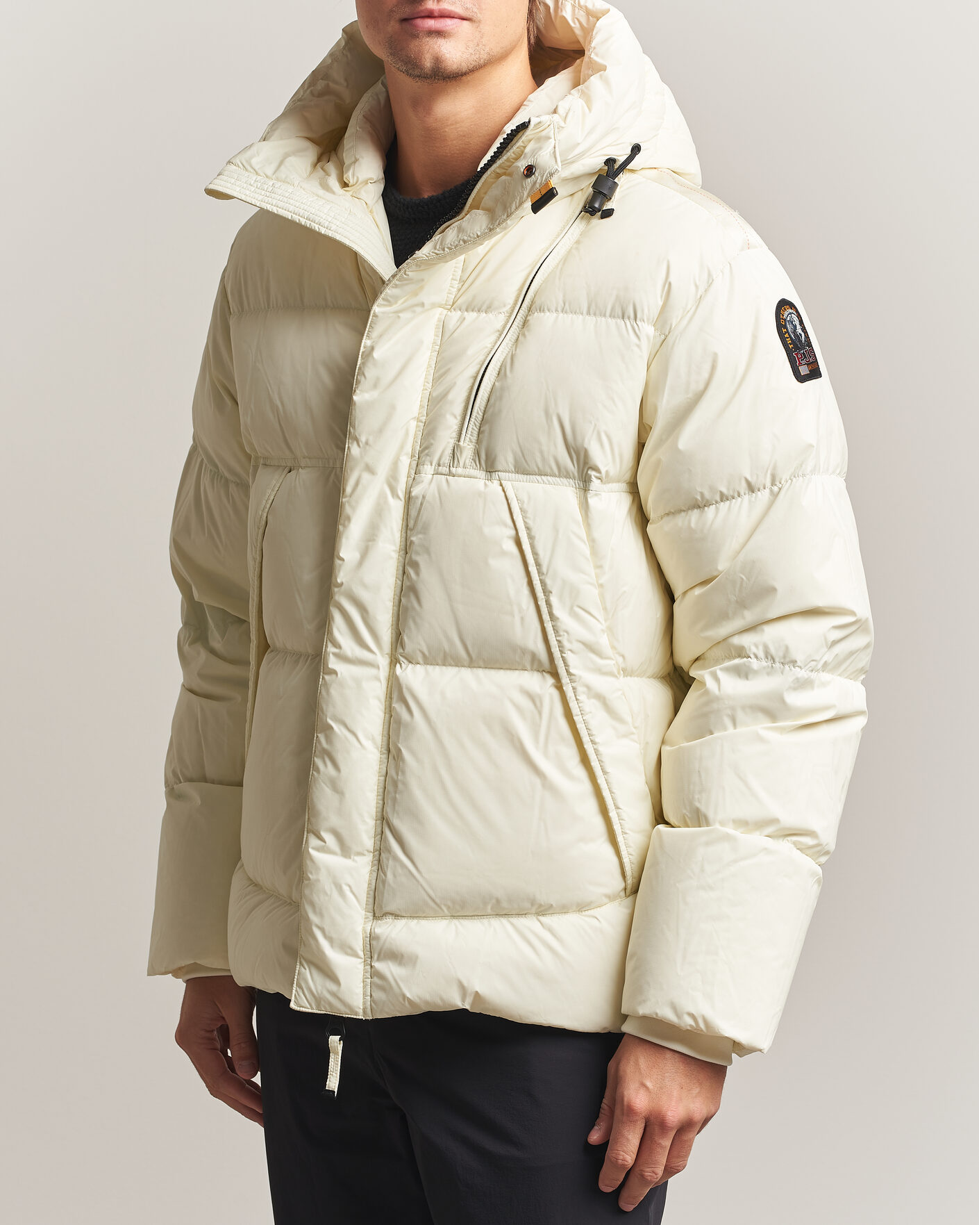 Herre | Jakker | Parajumpers | Cloud Ripstop Polar Puffer Jacket Warm Ivory
