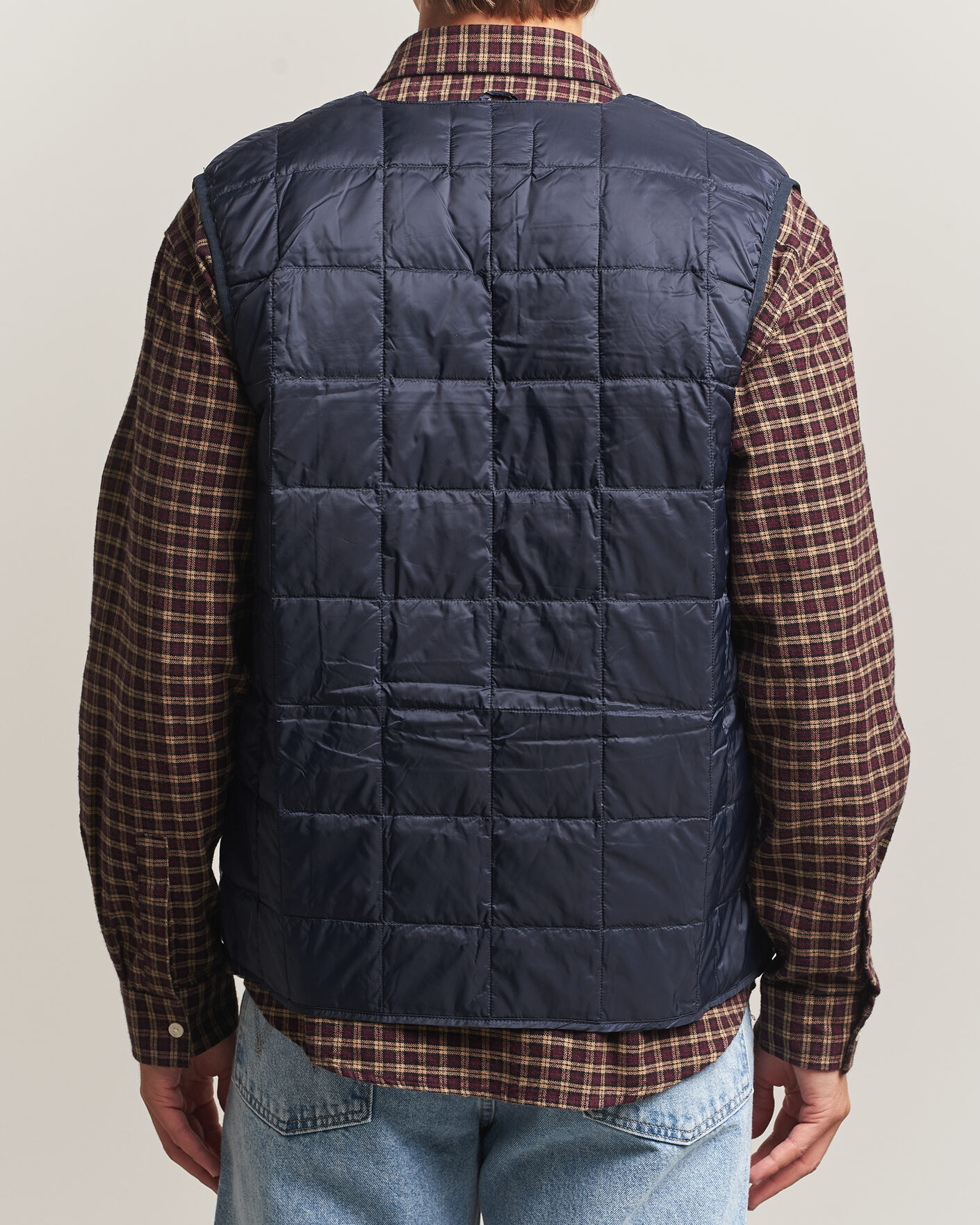 Herre | Veste | TAION | V-Neck Lightweight Down Vest Dark Navy