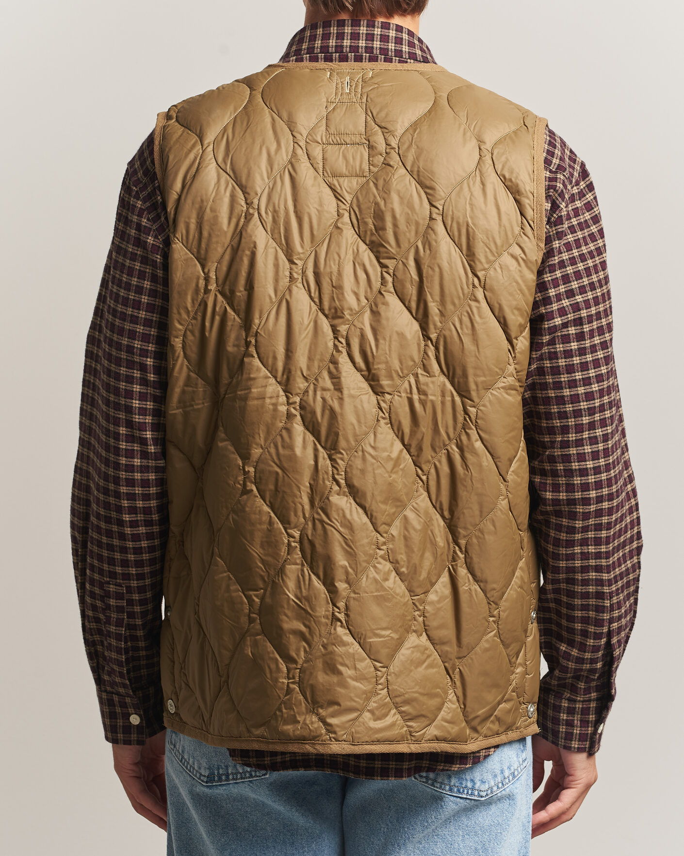 Herre | Veste | TAION | Military Crew Neck Down Vest Dark Khaki Olive
