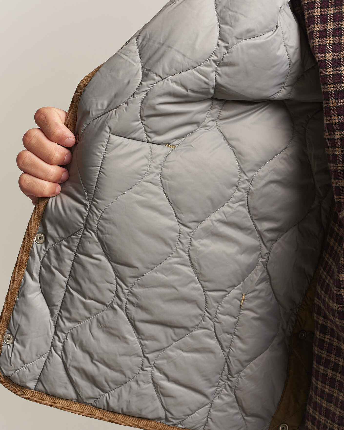 Herre | Veste | TAION | Military Crew Neck Down Vest Dark Khaki Olive