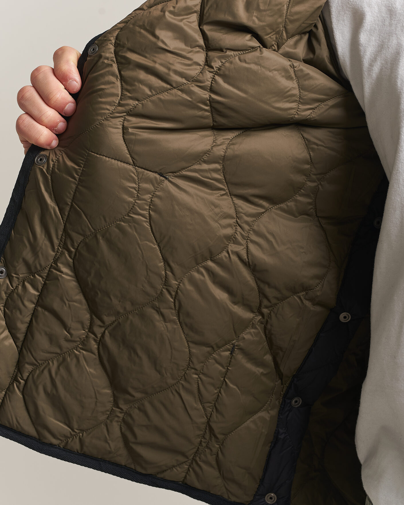 Herre | Jakker | TAION | Military Crew Neck Down Jacket Black