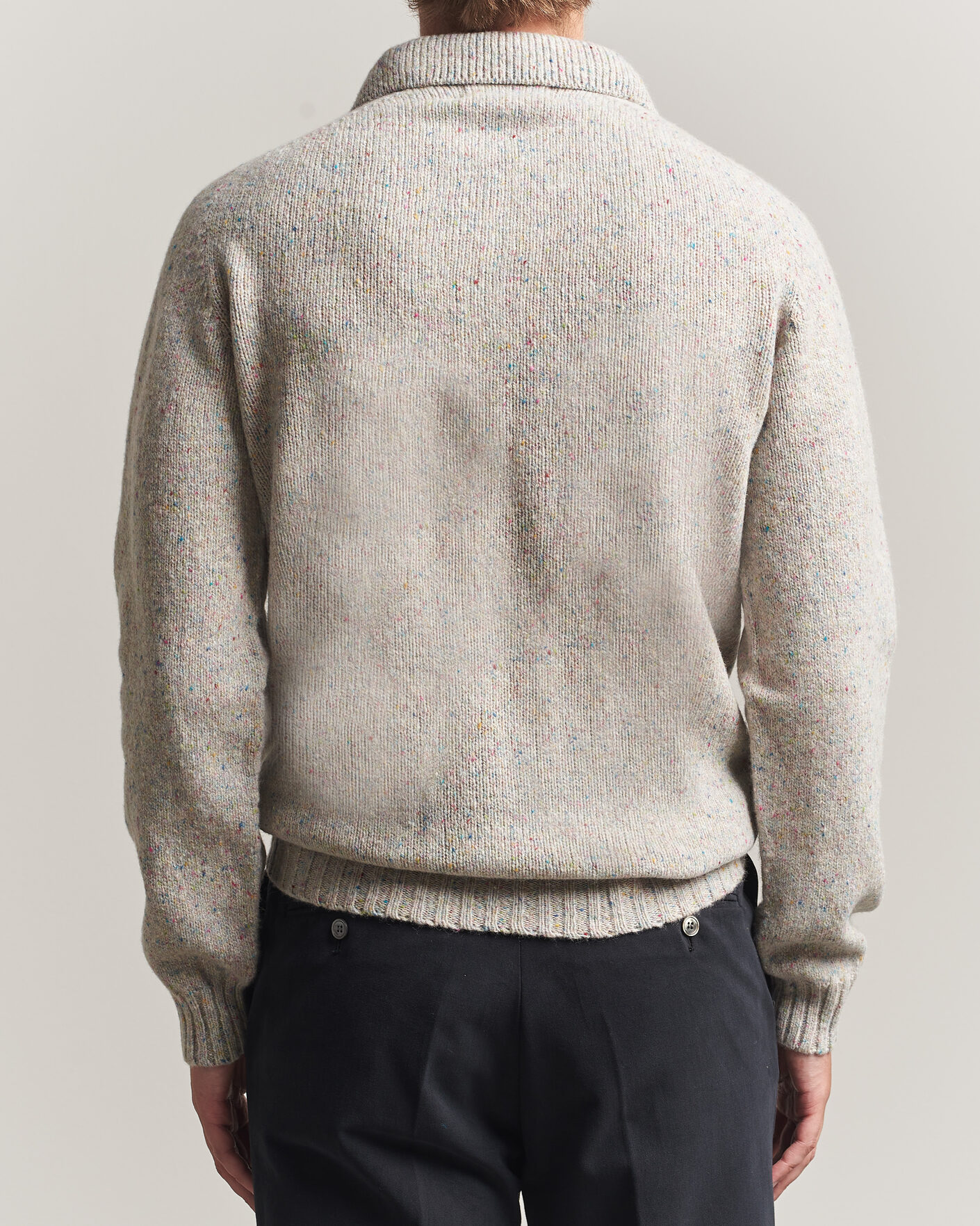 Herre | Trøjer | Harley Of Scotland | Donegal Wool Polo Machair