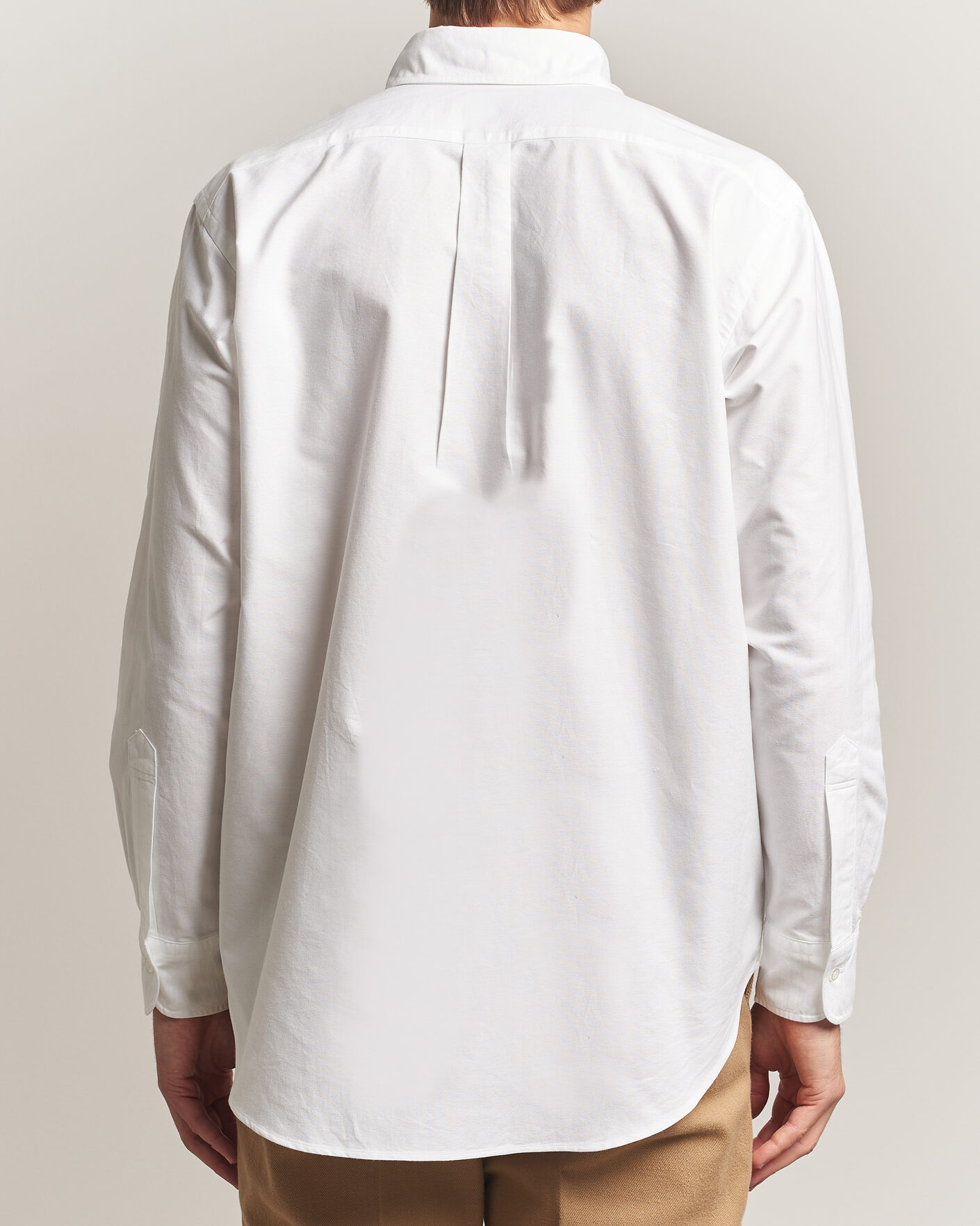 Herre | Skjorter | Kamakura Shirts | Ametora Japanese Oxford BD Shirt White