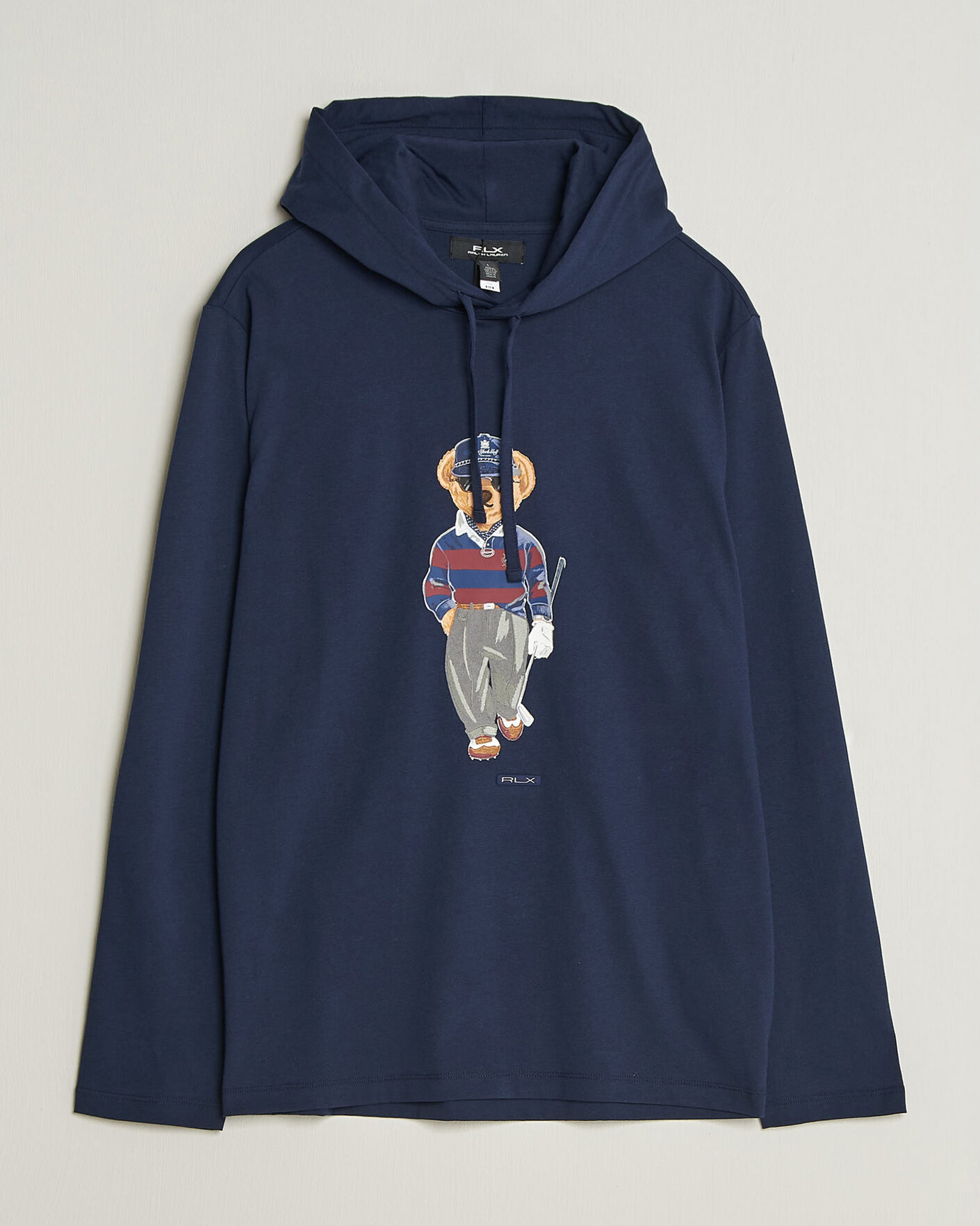 Herre | Trøjer | RLX Ralph Lauren | Bear Hoodie Refined Navy