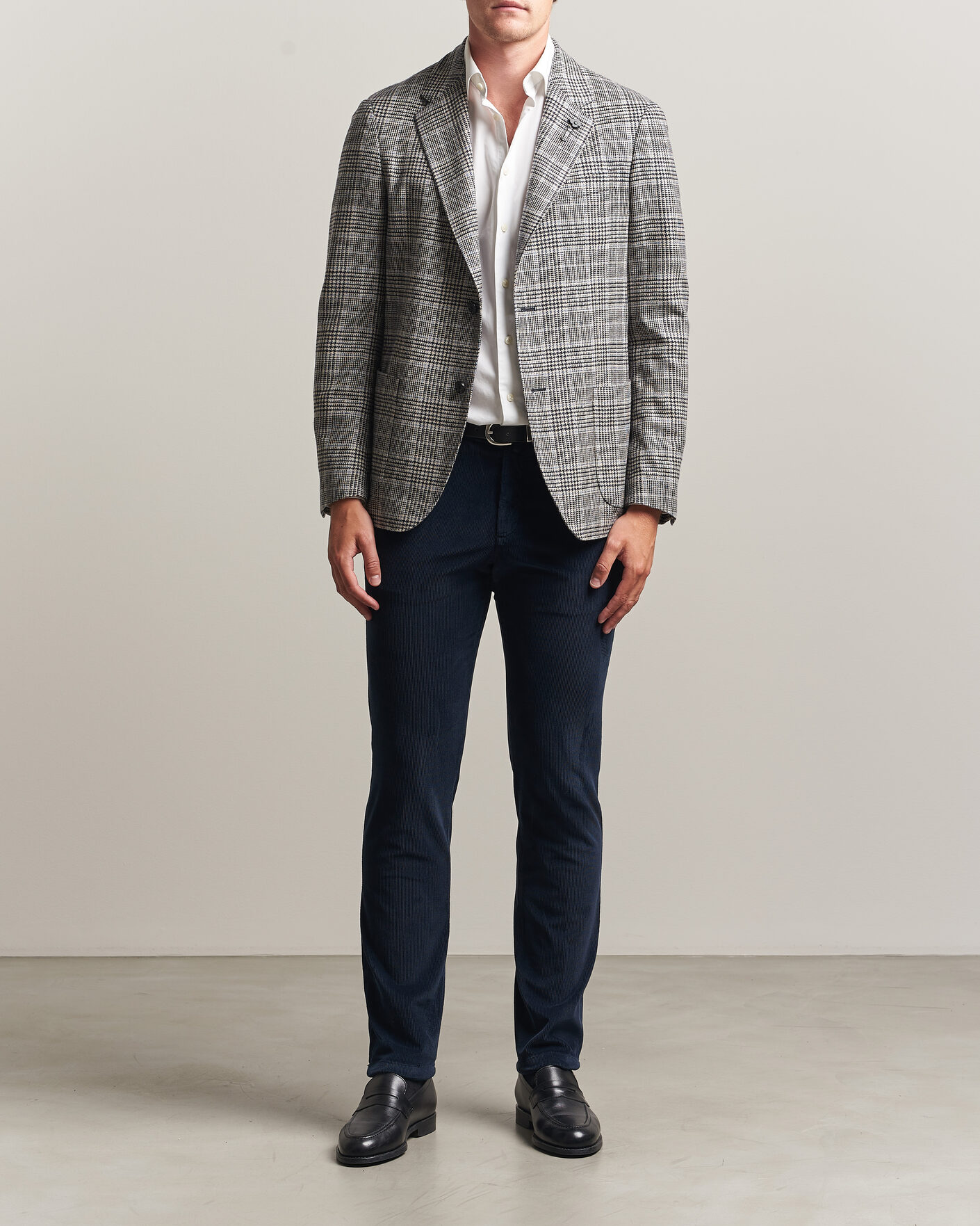 Herre | Blazere & jakker | Lardini | Wool/Cashmere Houndstooth Blazer Blue