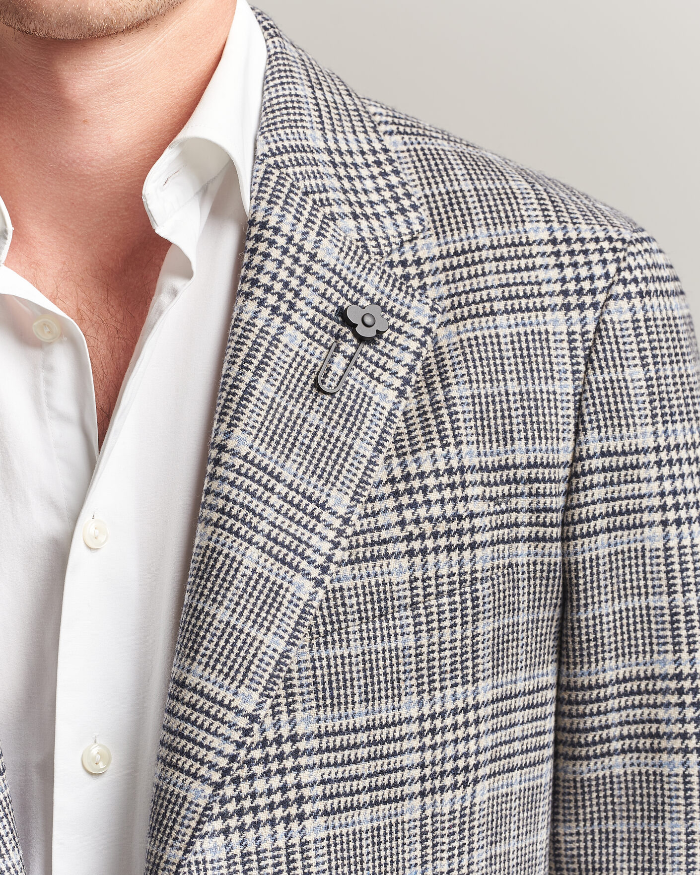 Herre | Blazere & jakker | Lardini | Wool/Cashmere Houndstooth Blazer Blue