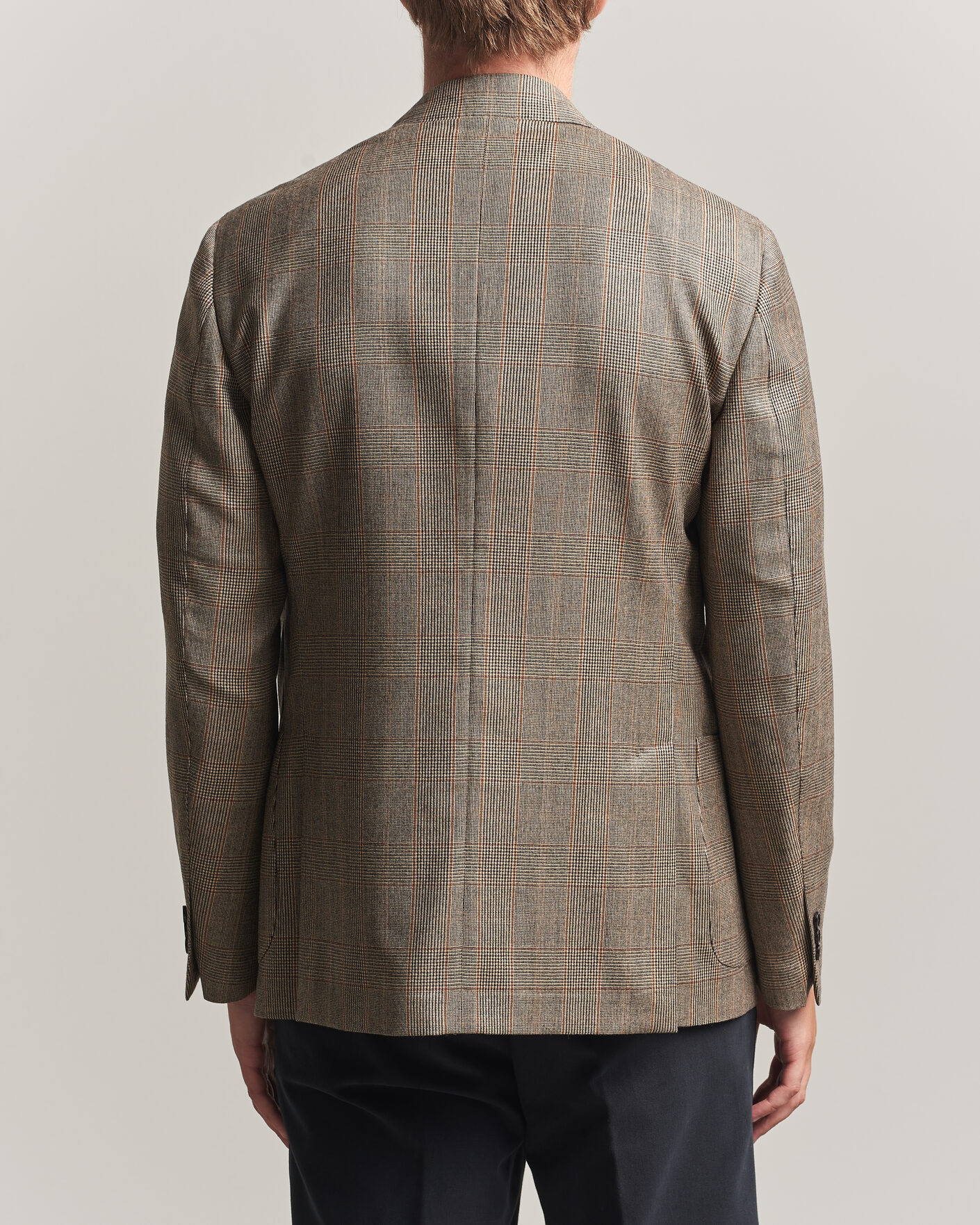 Herre | Blazere & jakker | Lardini | Wool Prince of Wales Check Blazer Brown