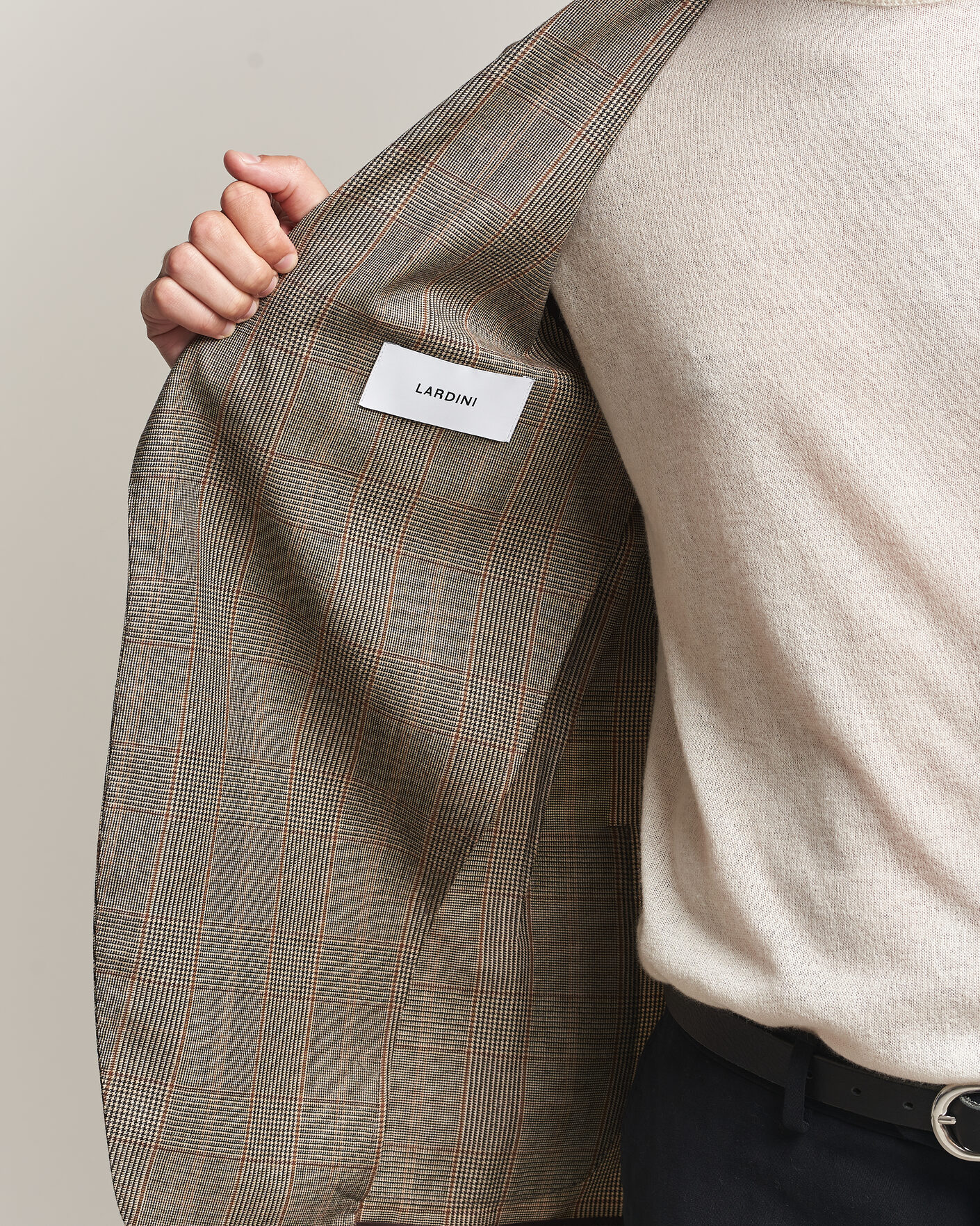 Herre | Blazere & jakker | Lardini | Wool Prince of Wales Check Blazer Brown