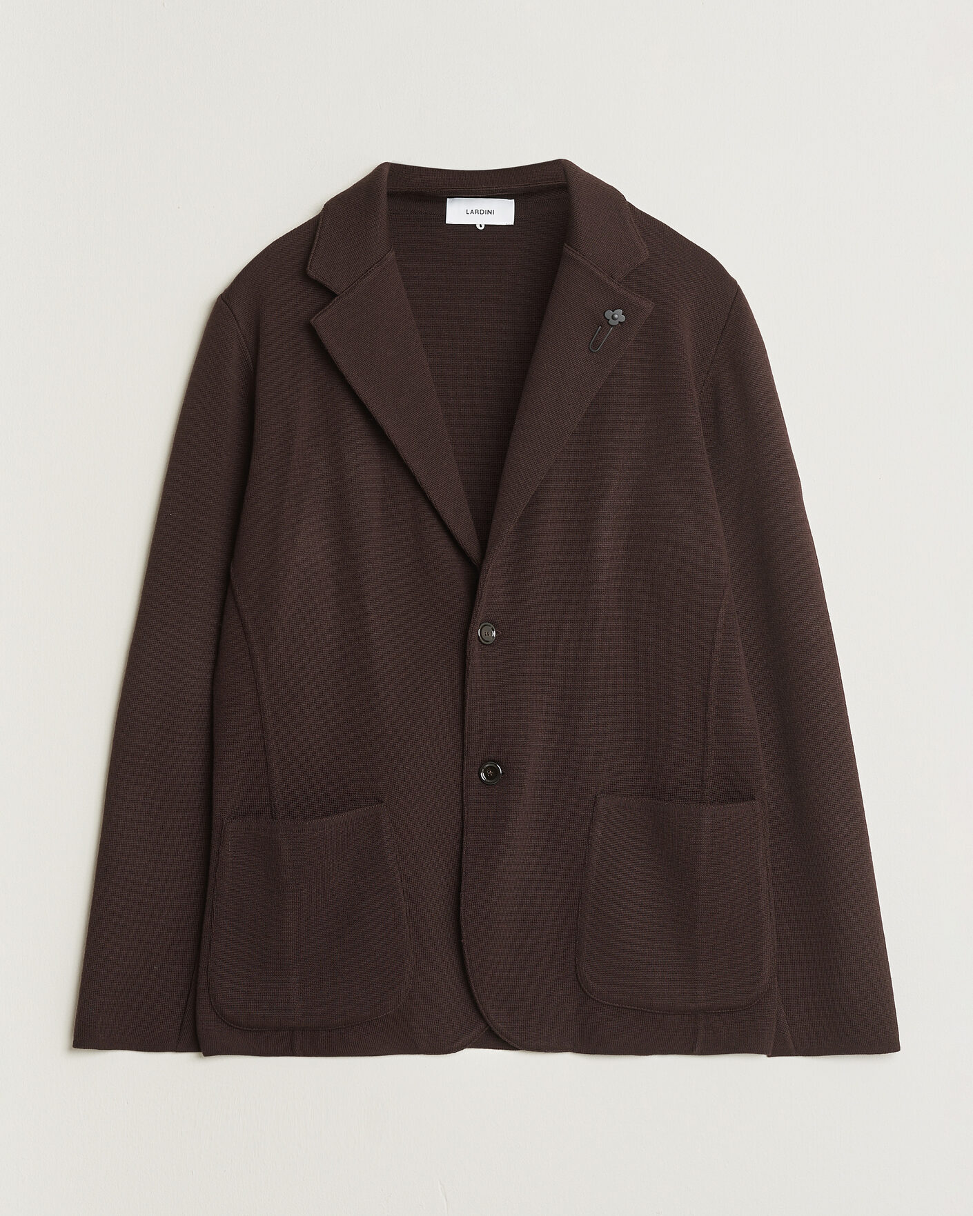 Herre | Blazere & jakker | Lardini | Knitted Wool Blazer Brown