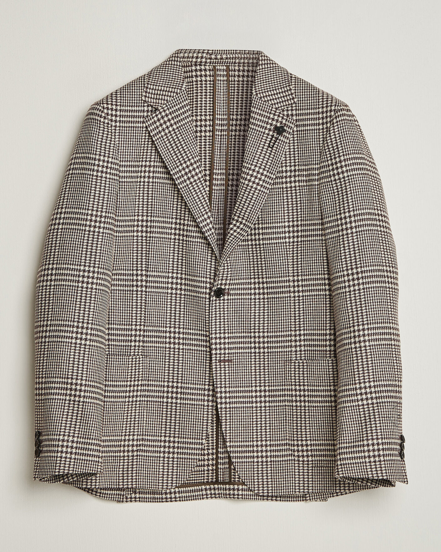 Herre | Blazere & jakker | Lardini | Wool/Cashmere Checked Blazer Brown