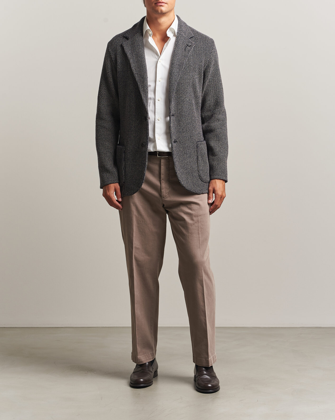 Herre | Blazere & jakker | Lardini | Structured Cashmere Blazer Navy