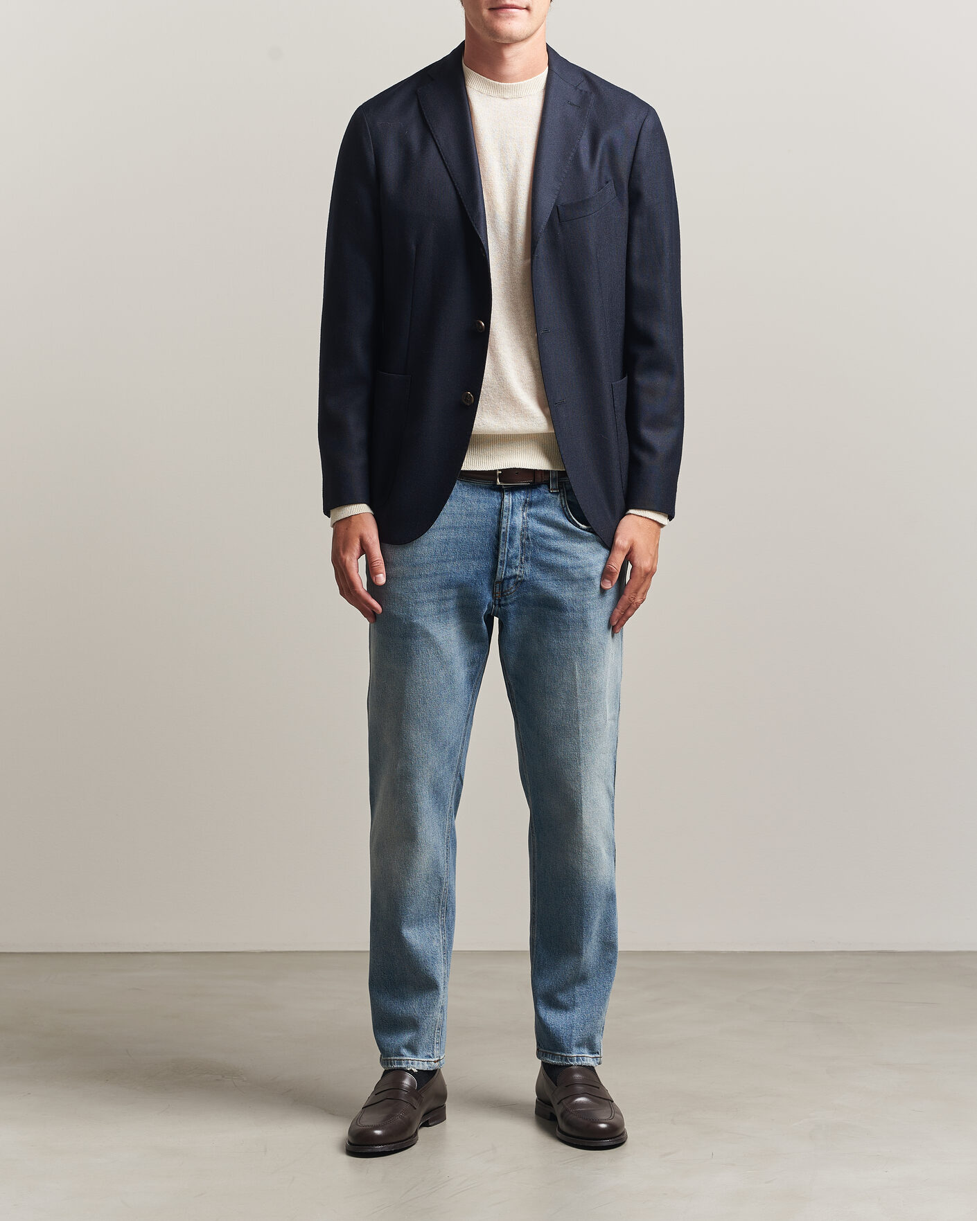 Herre | Jeans | Lardini | Cotton Denim Blue