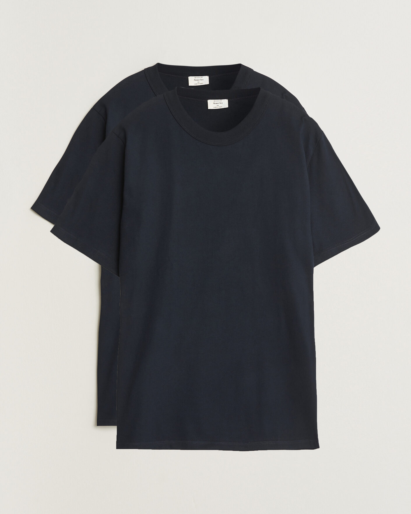 Herre | T-Shirts | Armor-lux | 2-Pack Heritage Callac T-Shirt Rich Navy