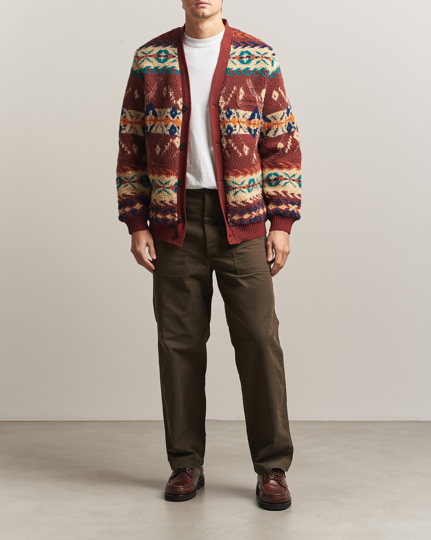 Herre | Bukser | orSlow | Regular Fit Original Sateen Fatigue Pants Coffee Brown