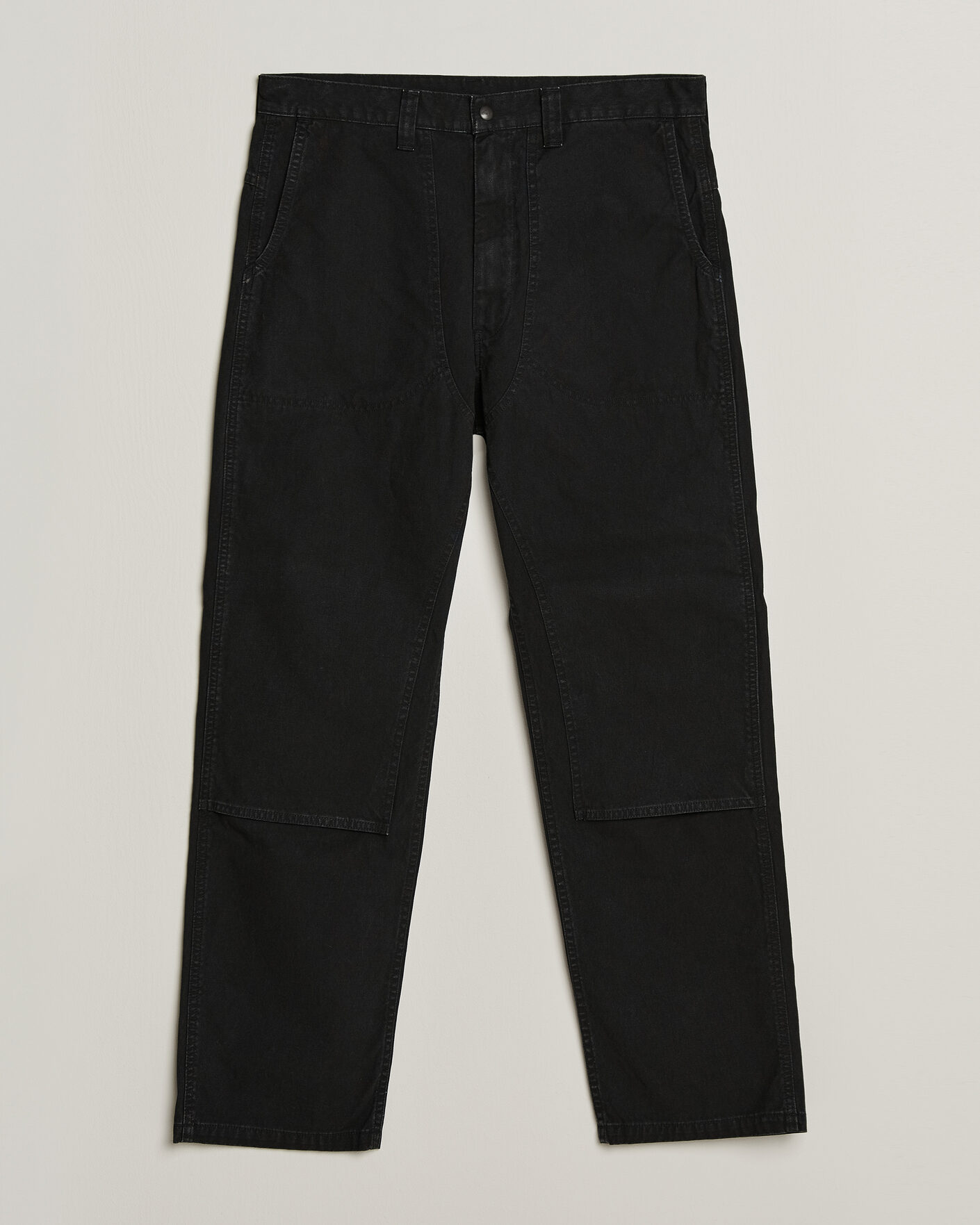 Herre | Bukser | orSlow | Double Knee Work Trousers Black