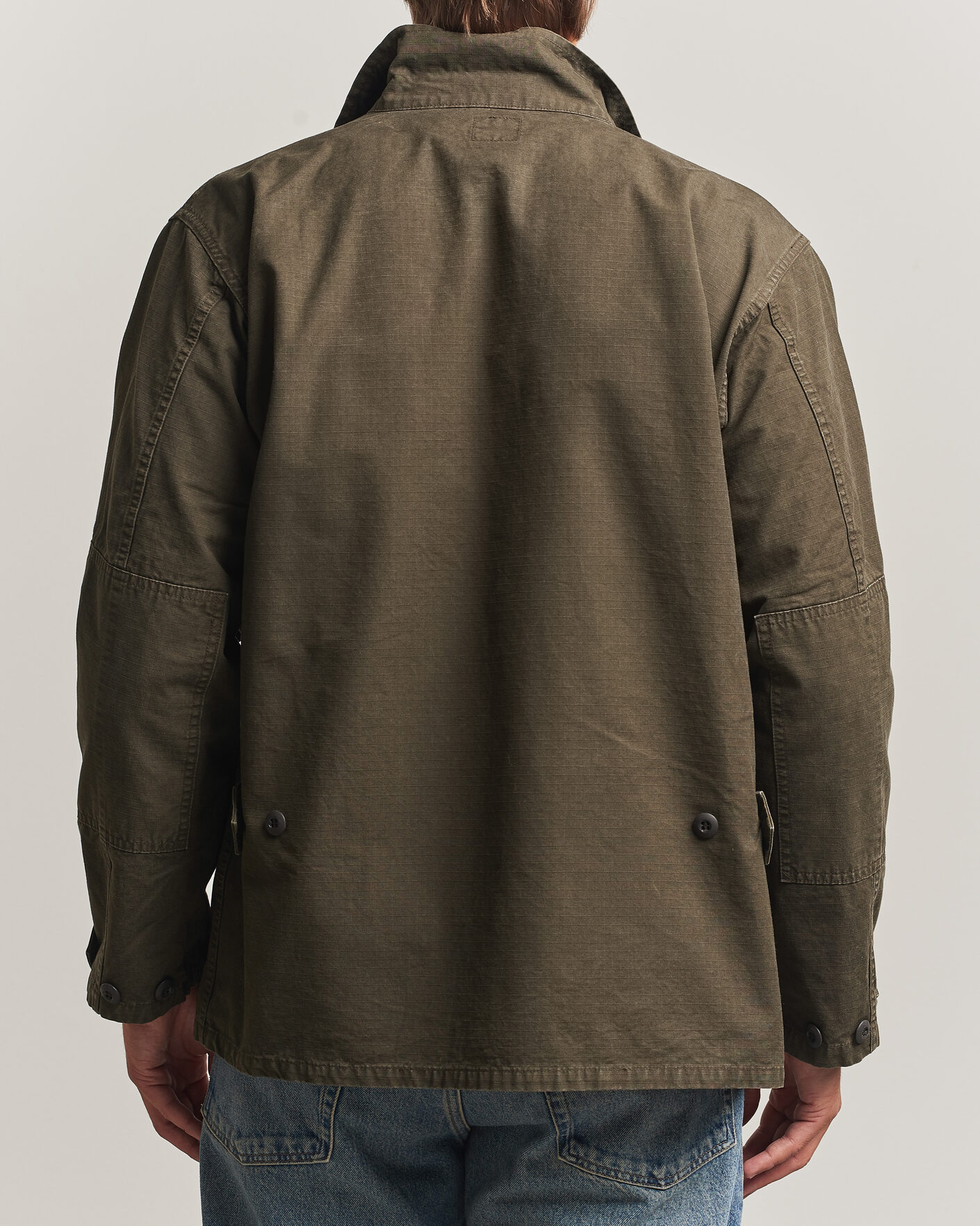 Herre | Jakker | orSlow | B.D.U. Stone Washed Jacket Coffee Brown