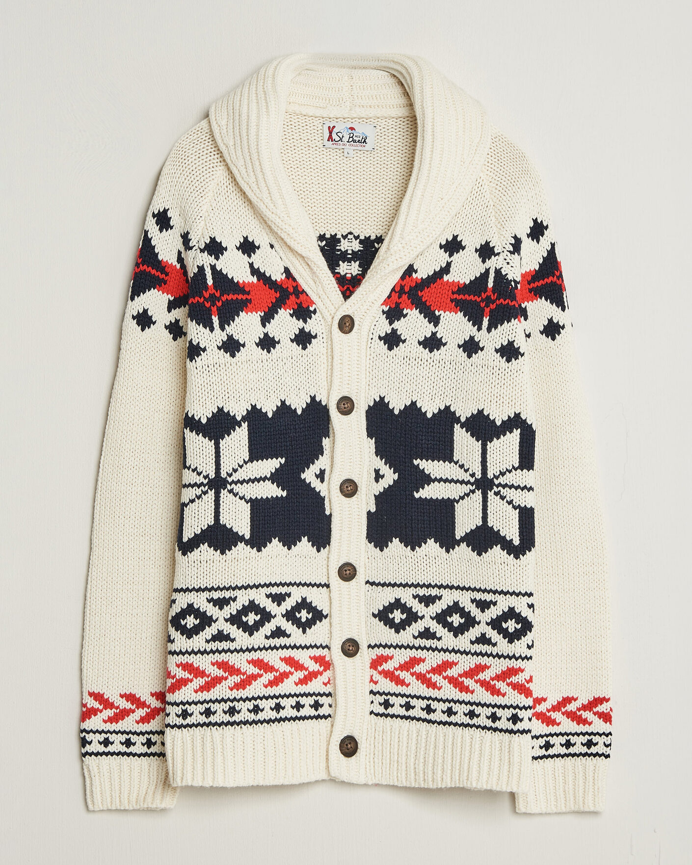 Herre | Trøjer | MC2 Saint Barth | Archer Cardigan Nordic Aztec