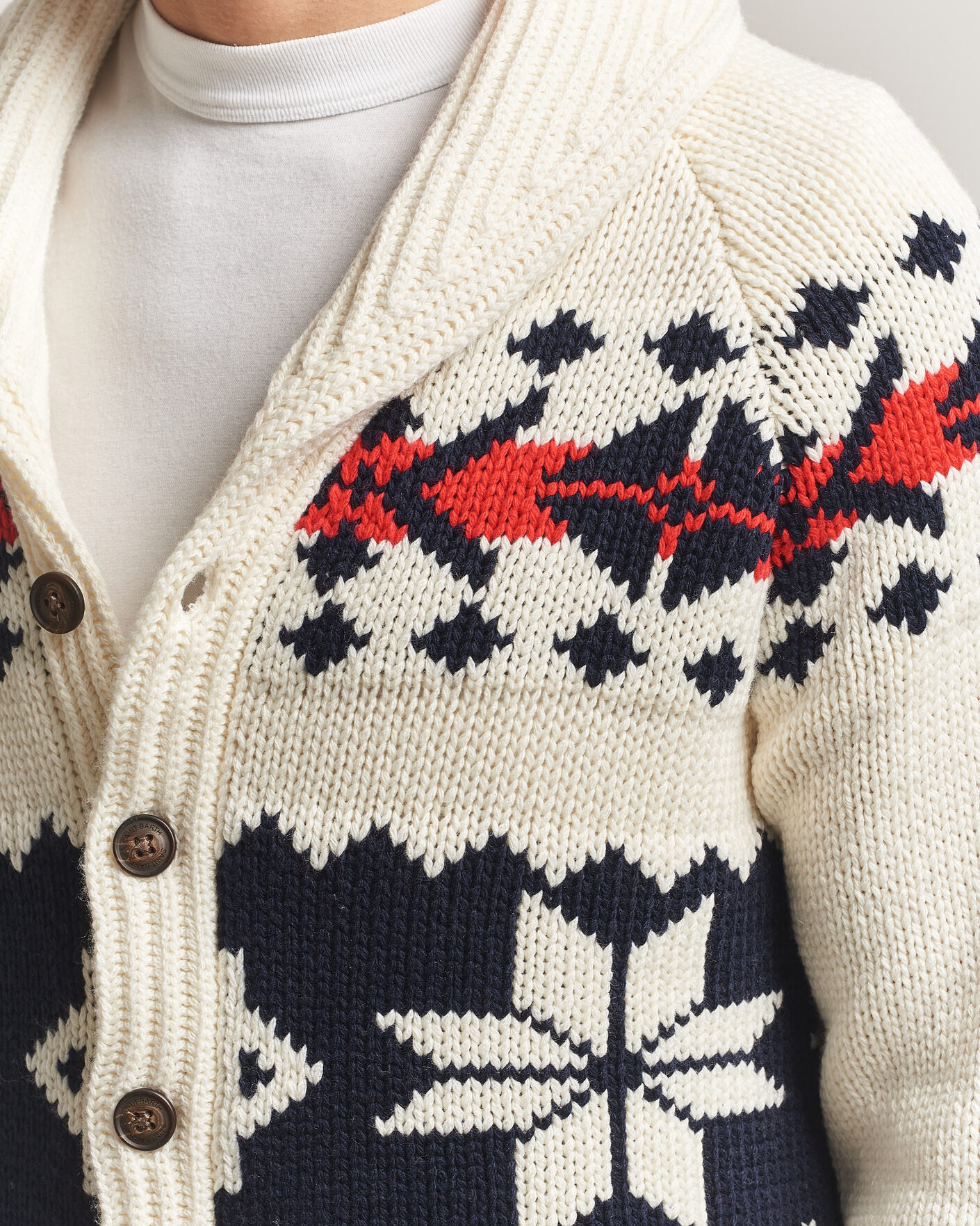 Herre | Trøjer | MC2 Saint Barth | Archer Cardigan Nordic Aztec