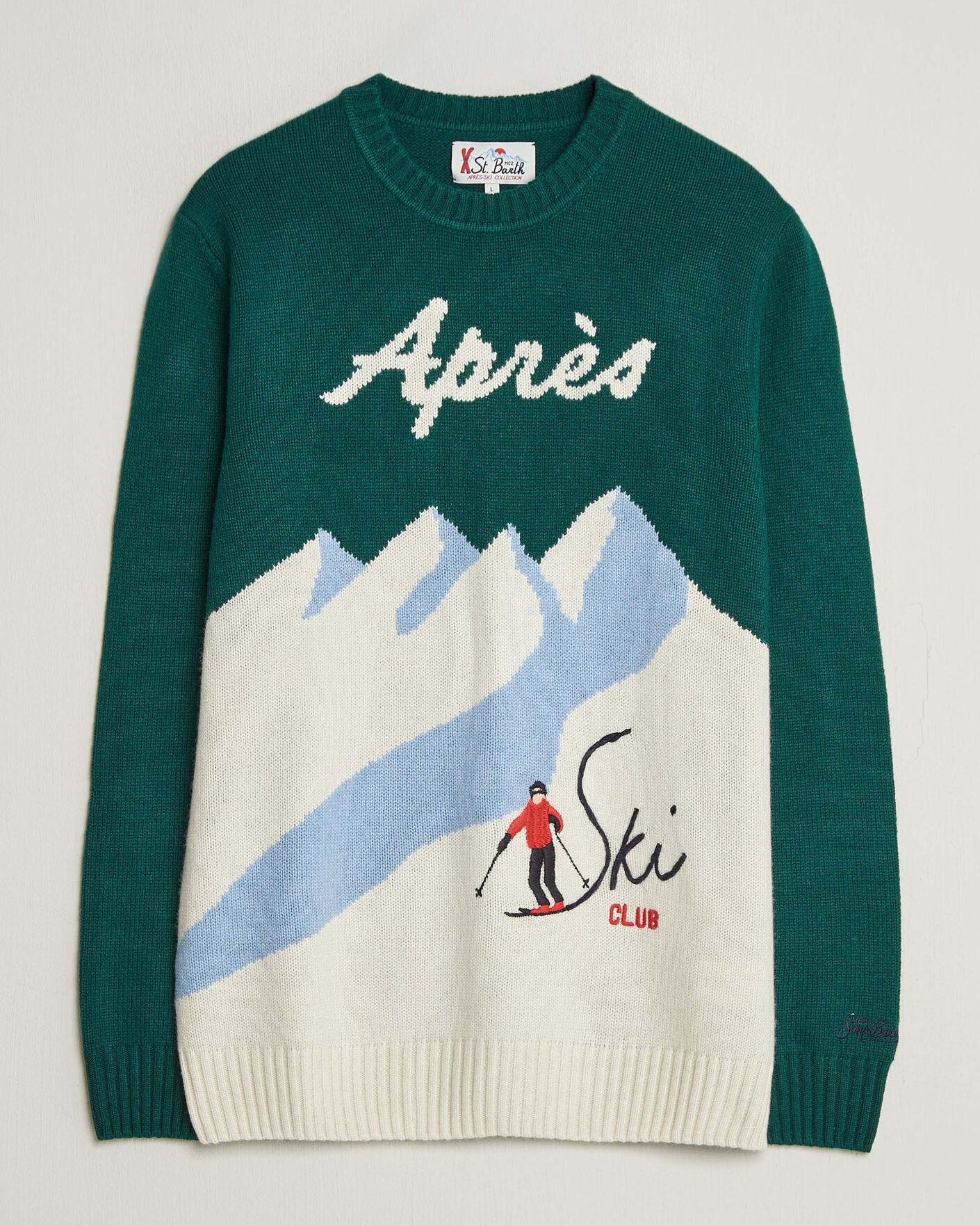 Herre | Trøjer | MC2 Saint Barth | Bombardino Printed Sweater Apres Ski Club