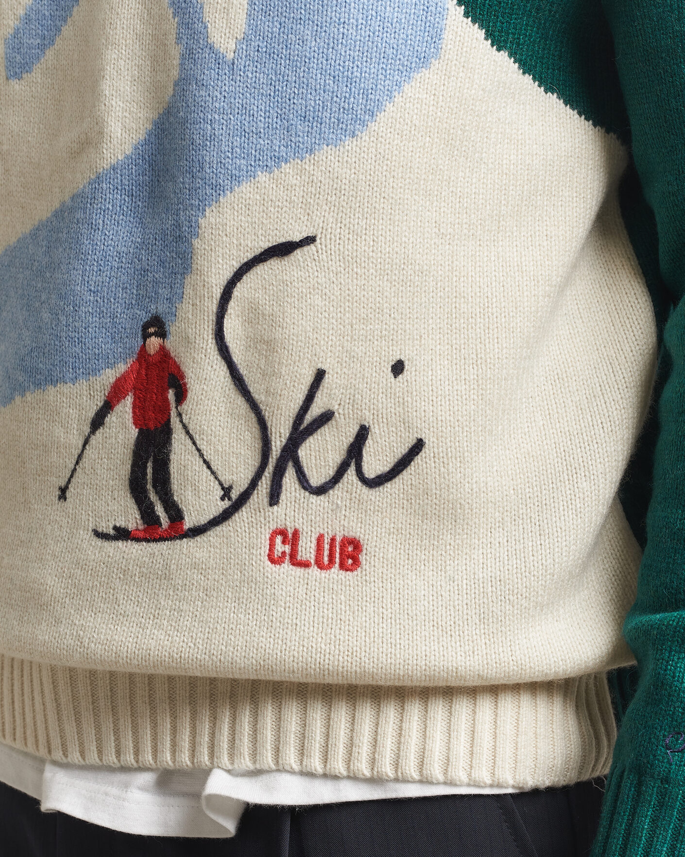 Herre | Trøjer | MC2 Saint Barth | Bombardino Printed Sweater Apres Ski Club