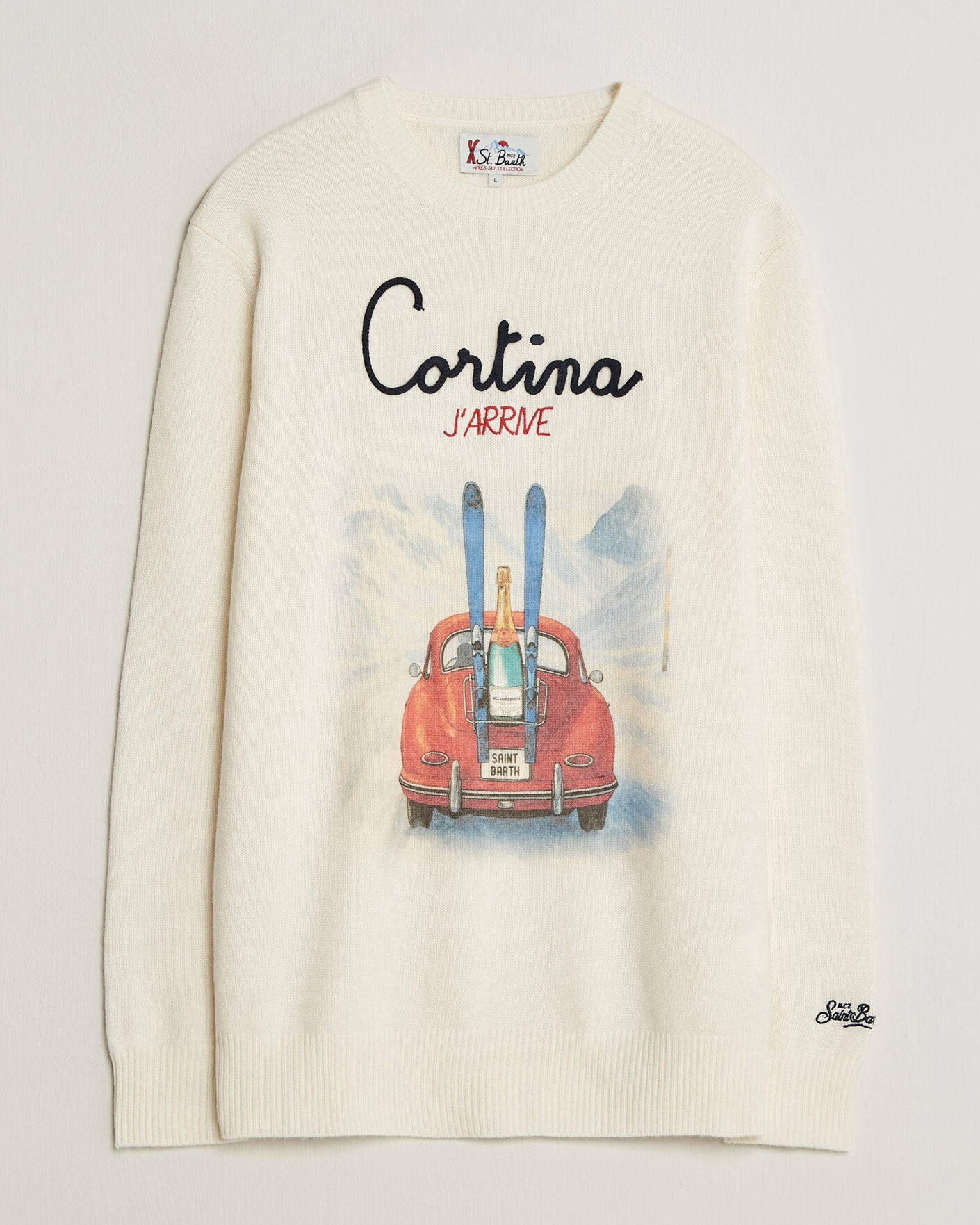 Herre | Trøjer | MC2 Saint Barth | Heron Printed Sweater Cortina