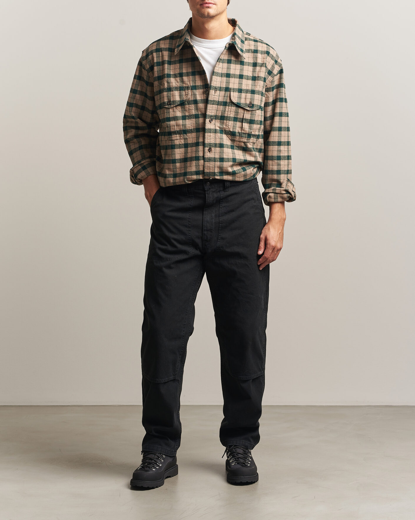 Herre | Skjorter | Filson | Checked Alaskan Guide Shirt Oatmeal