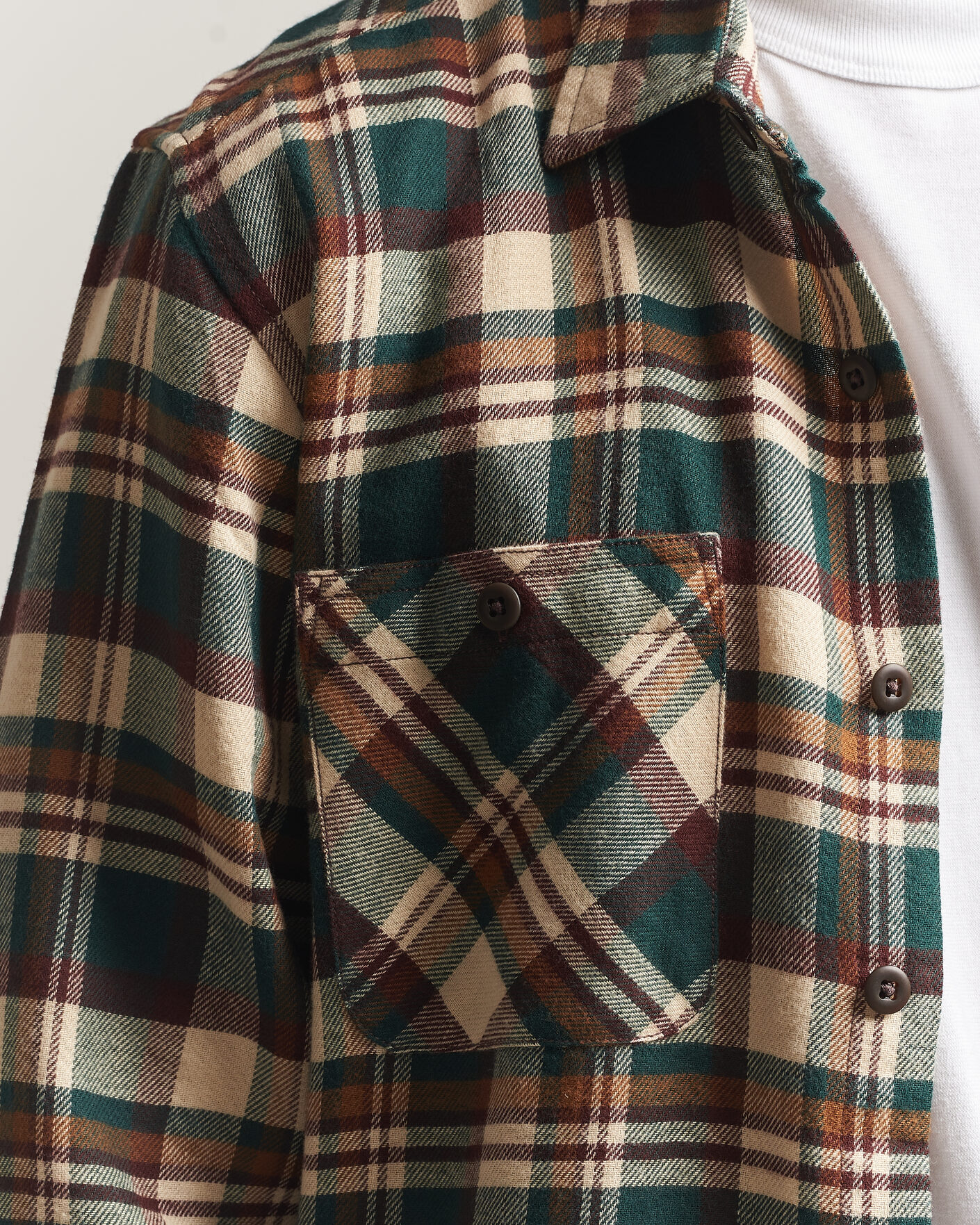 Herre | Skjorter | Filson | The Rangeland Flannel Shirt Green