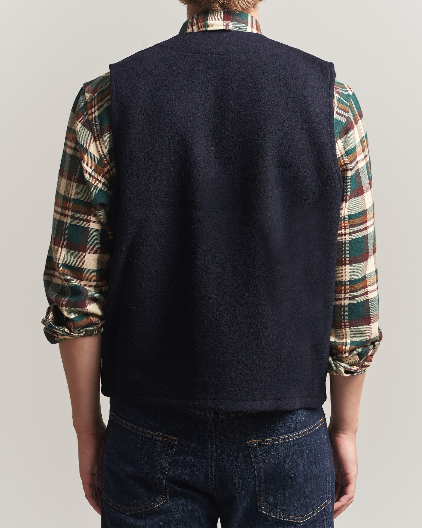 Herre | Veste | Filson | Mackinaw Wool Vest Navy