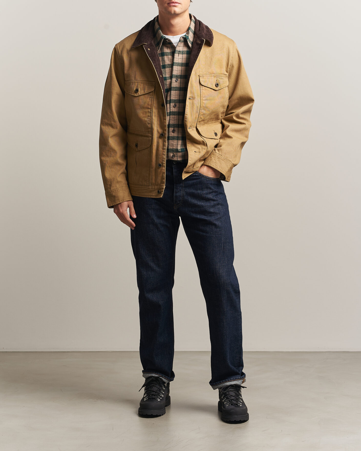 Herre | Jakker | Filson | Rustic Canvas Journeyman Canvas Jacket Antique Bronze