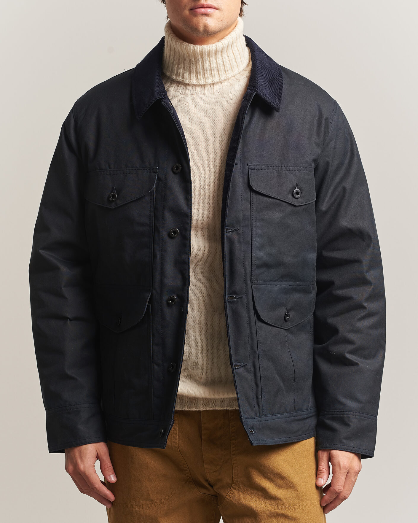 Herre | Jakker | Filson | Journeyman Cotton Shelter Cloth Jacket Harbor Blue