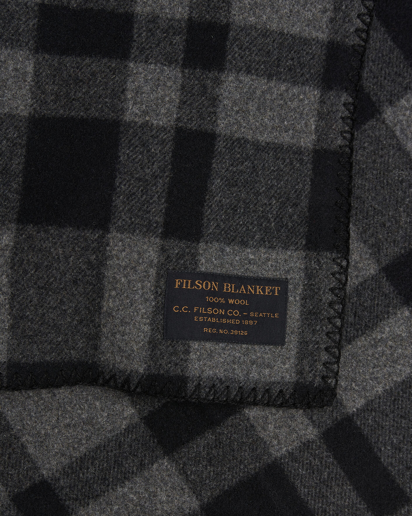 Herre | Tekstiler | Filson | Mackinaw Wool Blanket Charcoal