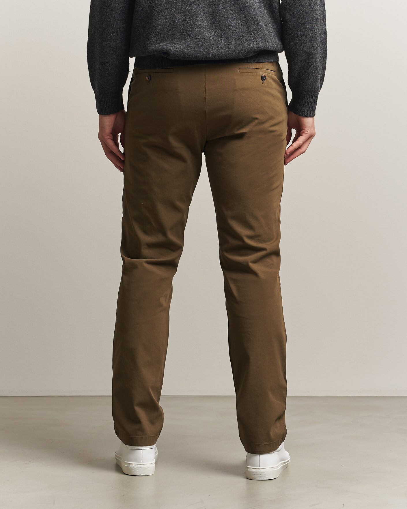 Herre | Bukser | Dockers | Cotton Slim Chino Dark Moss