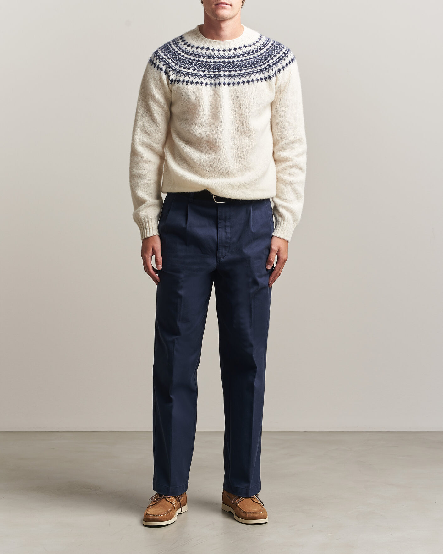 Herre | Bukser | Dockers | Original Pleated Chino Loose Navy