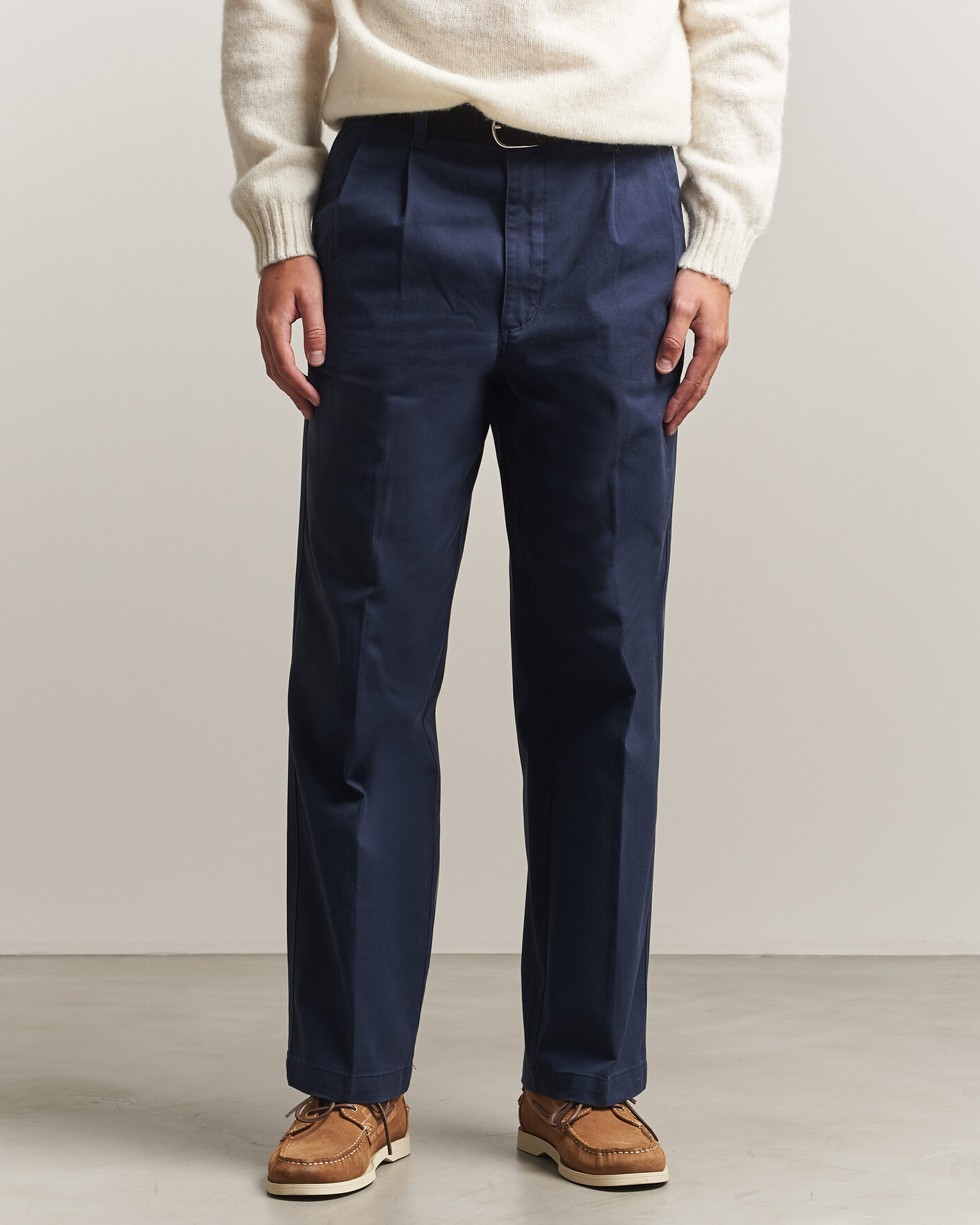 Herre | Bukser | Dockers | Original Pleated Chino Loose Navy