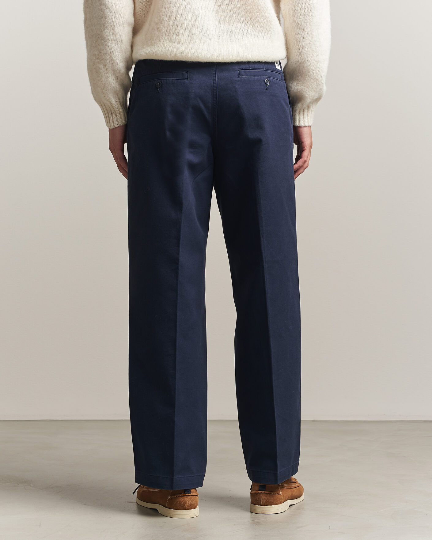 Herre | Bukser | Dockers | Original Pleated Chino Loose Navy