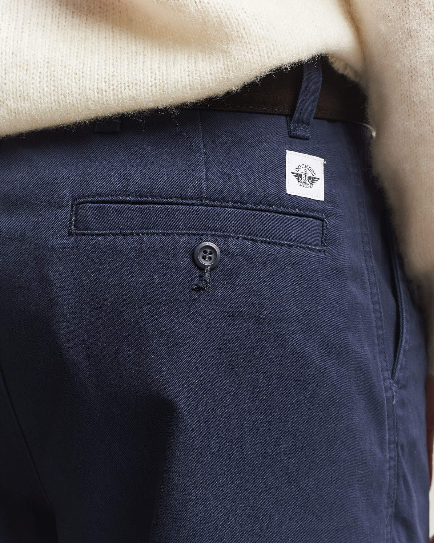 Herre | Bukser | Dockers | Original Pleated Chino Loose Navy