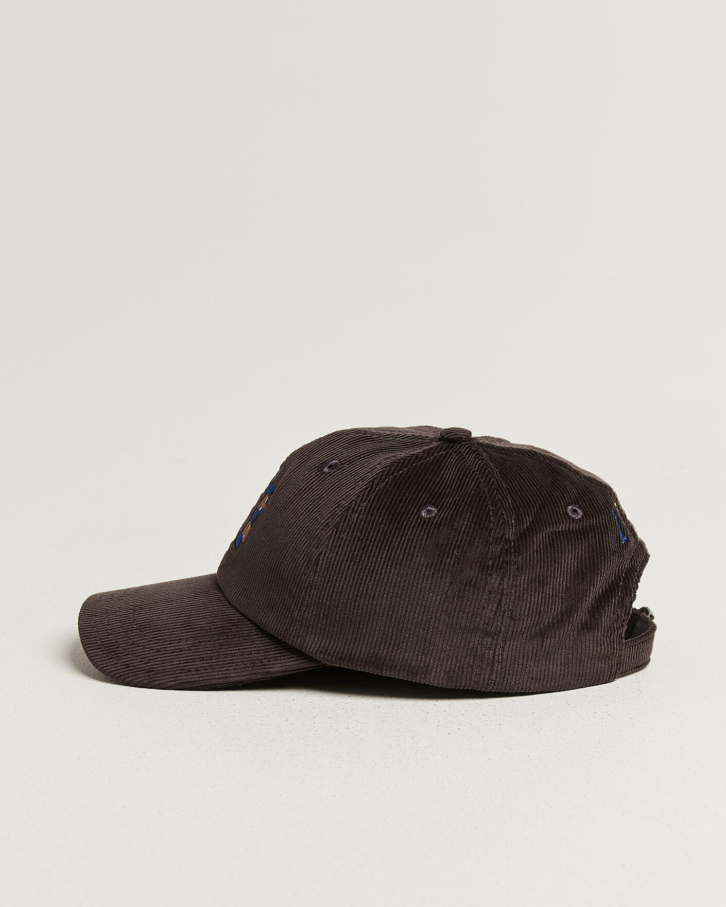 Herre | Hatte & kasketter | Drake's | D 1977 Cord Baseball Cap Brown