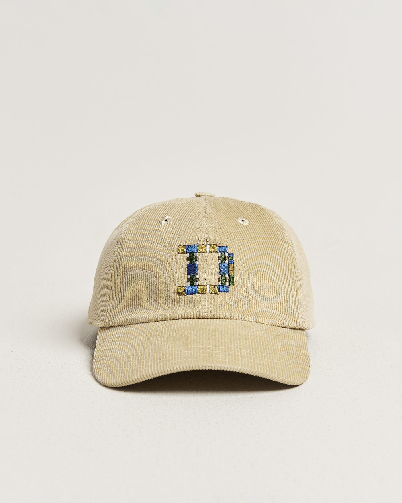 Herre | Hatte & kasketter | Drake's | D 1977 Cord Baseball Cap Stone