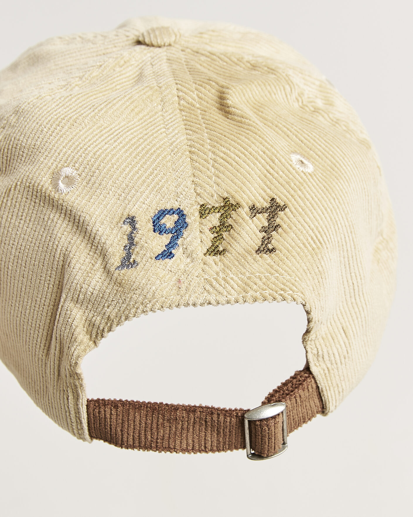 Herre | Hatte & kasketter | Drake's | D 1977 Cord Baseball Cap Stone