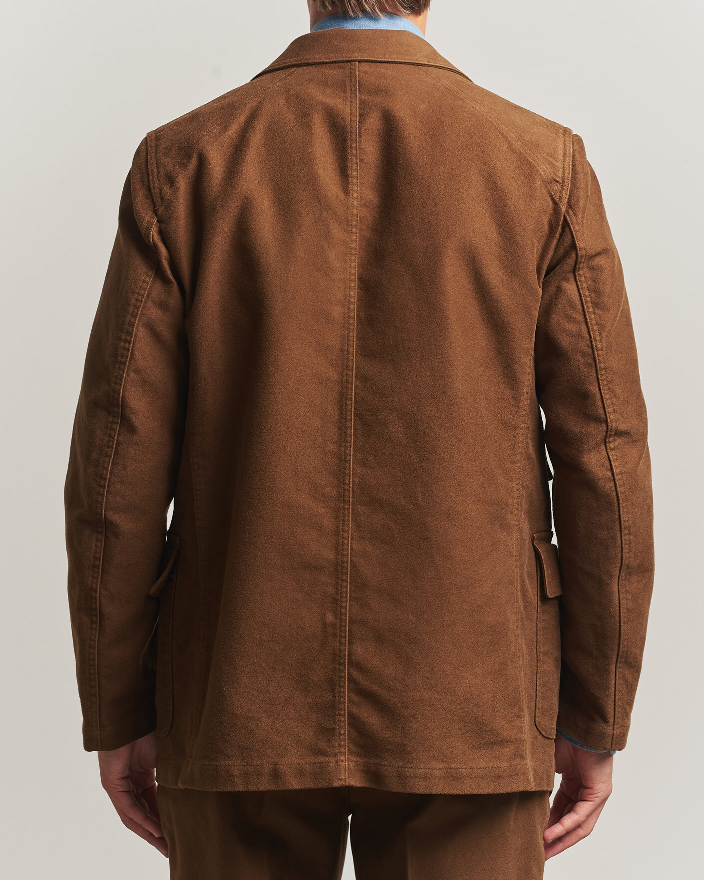 Herre | Blazere & jakker | Drake's | MKIV Japanese Moleskin Games Blazer Brown