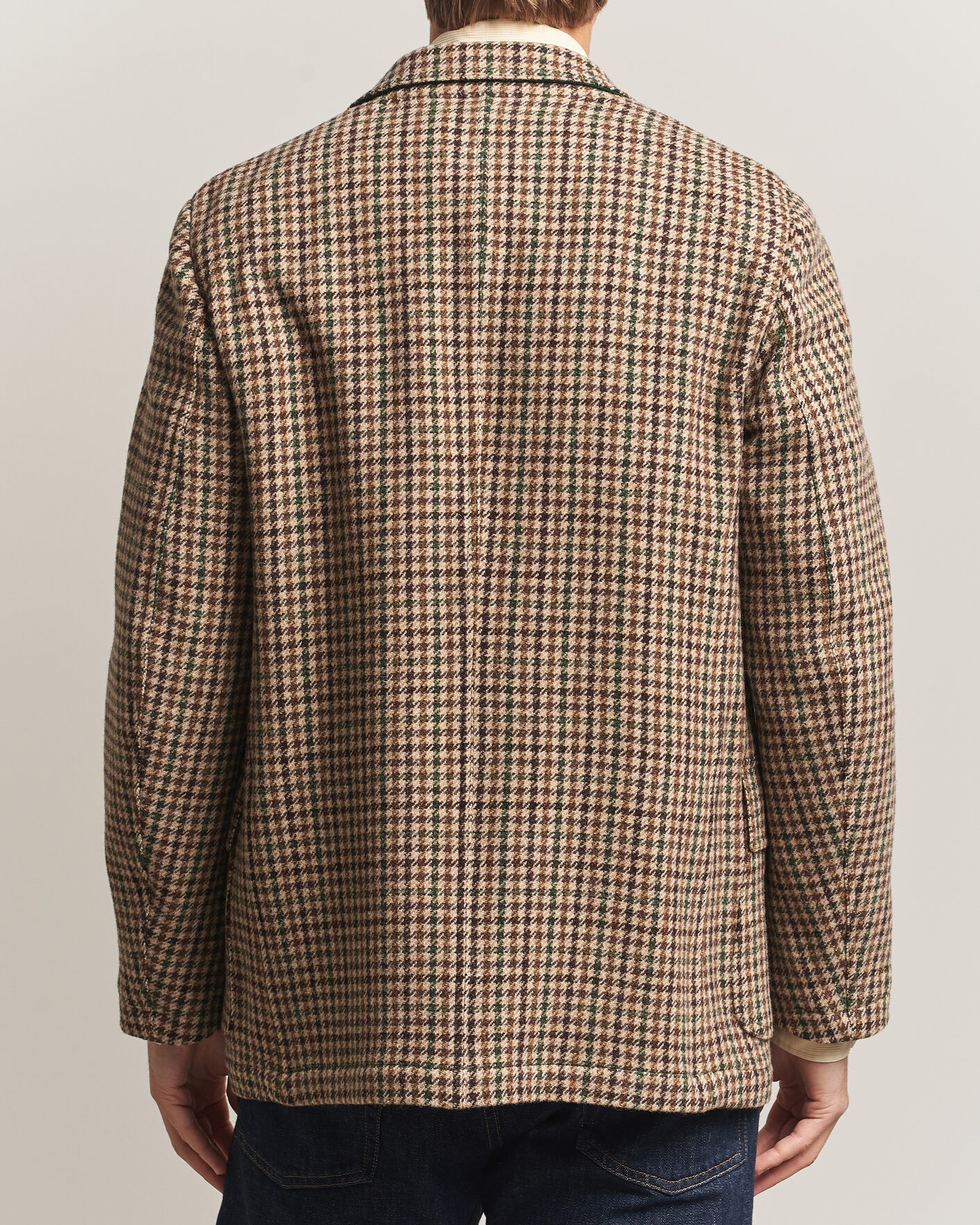 Herre | Blazere & jakker | Drake's | MKVII Tweed Houndcheck Games Blazer Brown