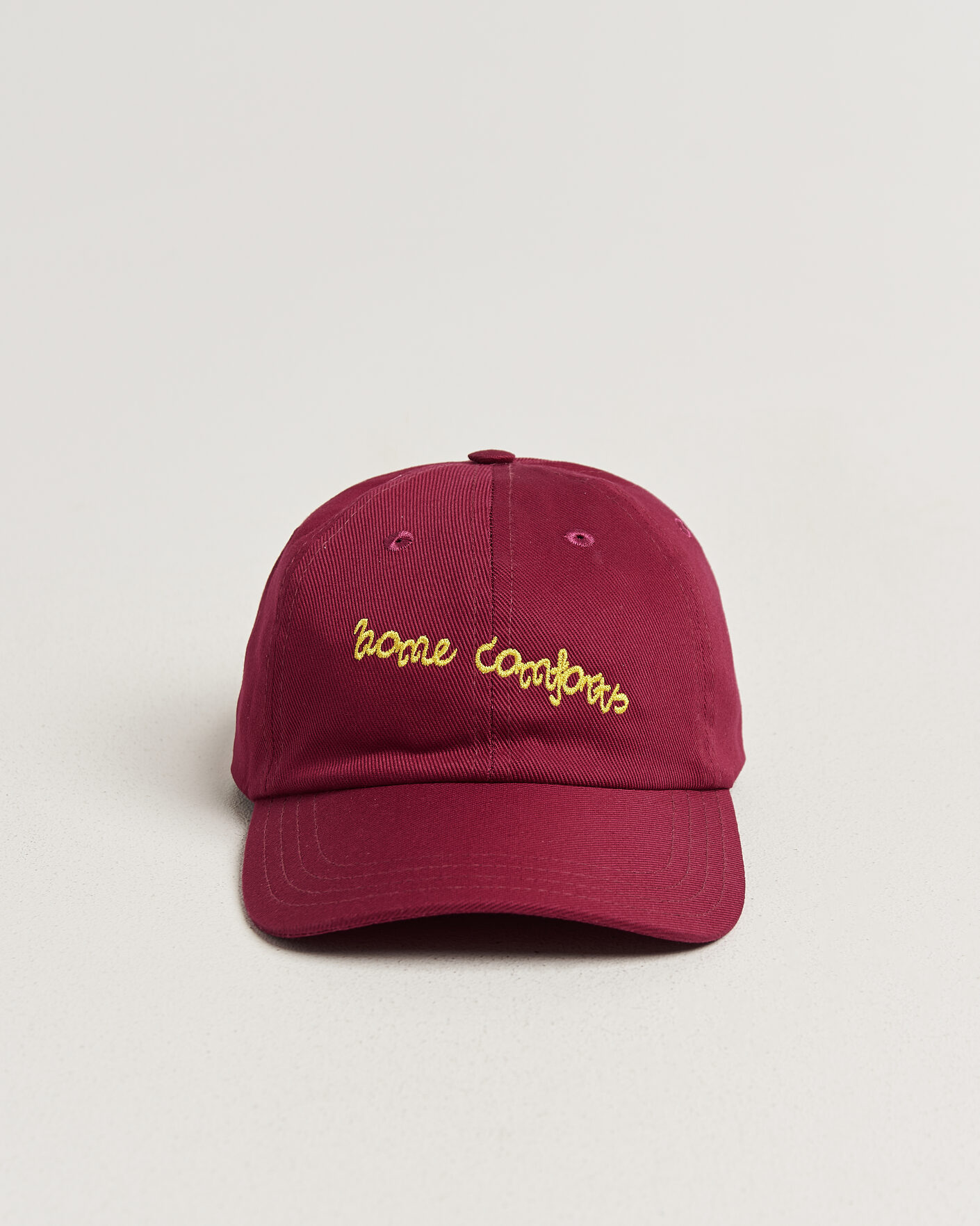 Herre | Hatte & kasketter | Drake's | Home Comforts Twill Baseball Cap Red