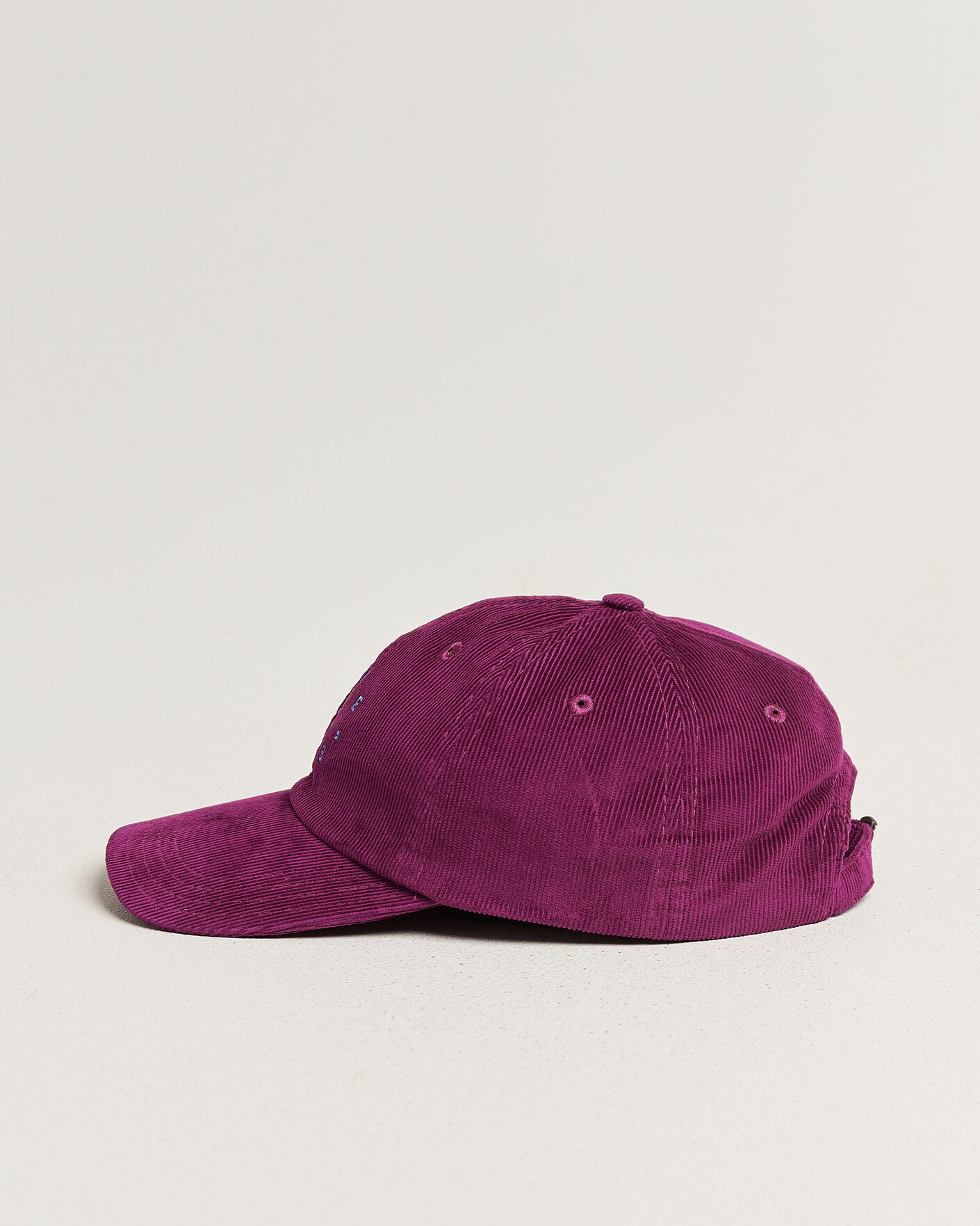 Herre | Hatte & kasketter | Drake's | Clock Twill Cord Baseball Cap Red