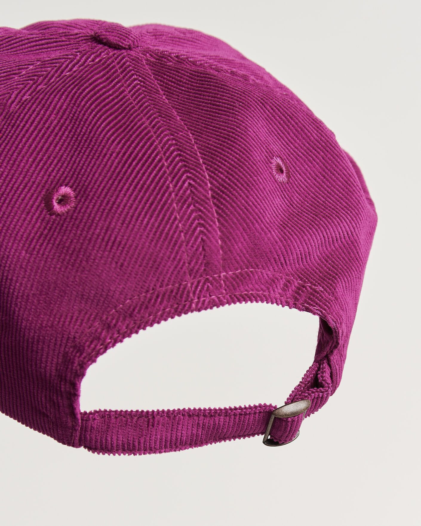 Herre | Hatte & kasketter | Drake's | Clock Twill Cord Baseball Cap Red